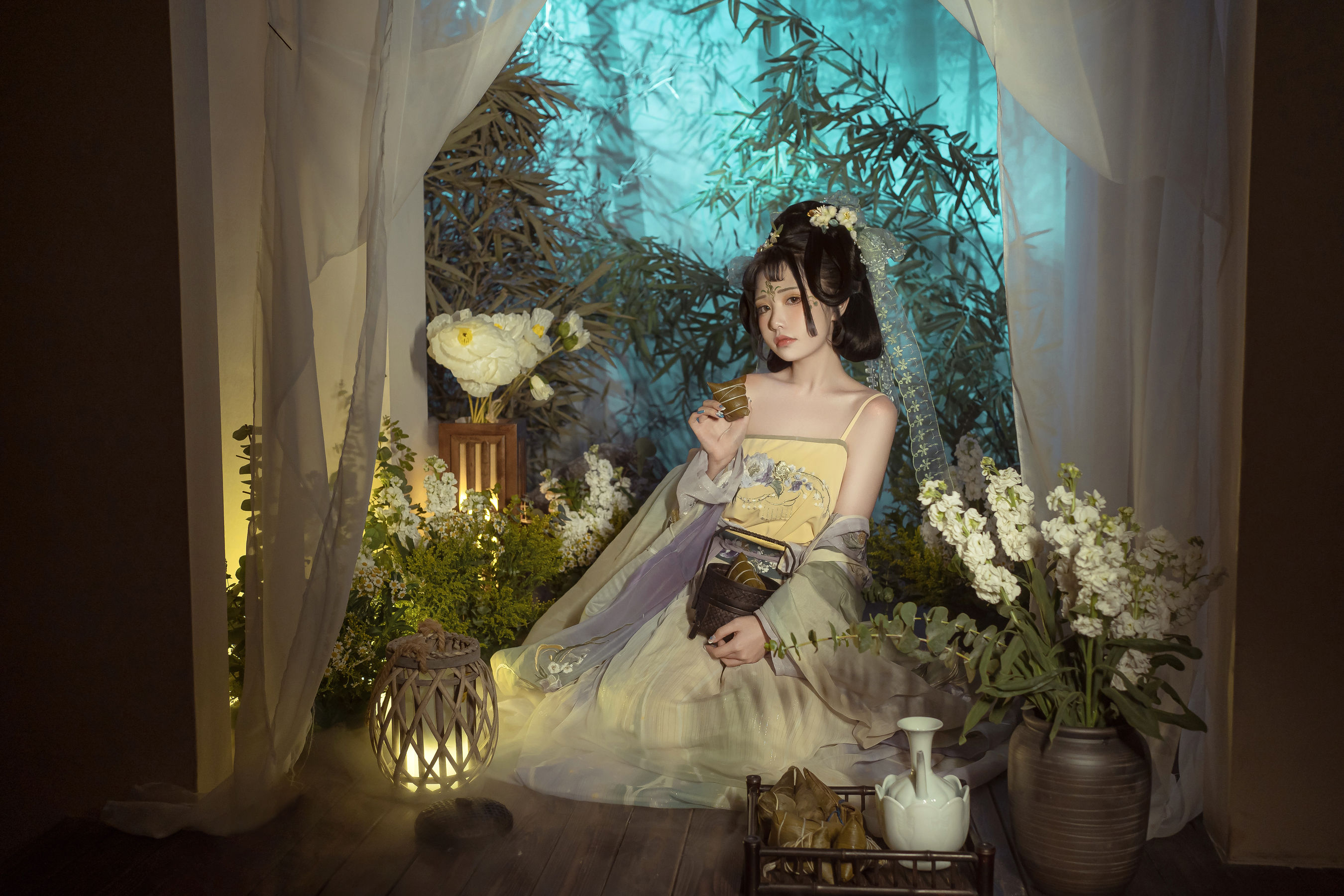 爆机少女喵小吉 – 浣溪沙.端午 [37P] - 秀人网免费无水印在线套图写真