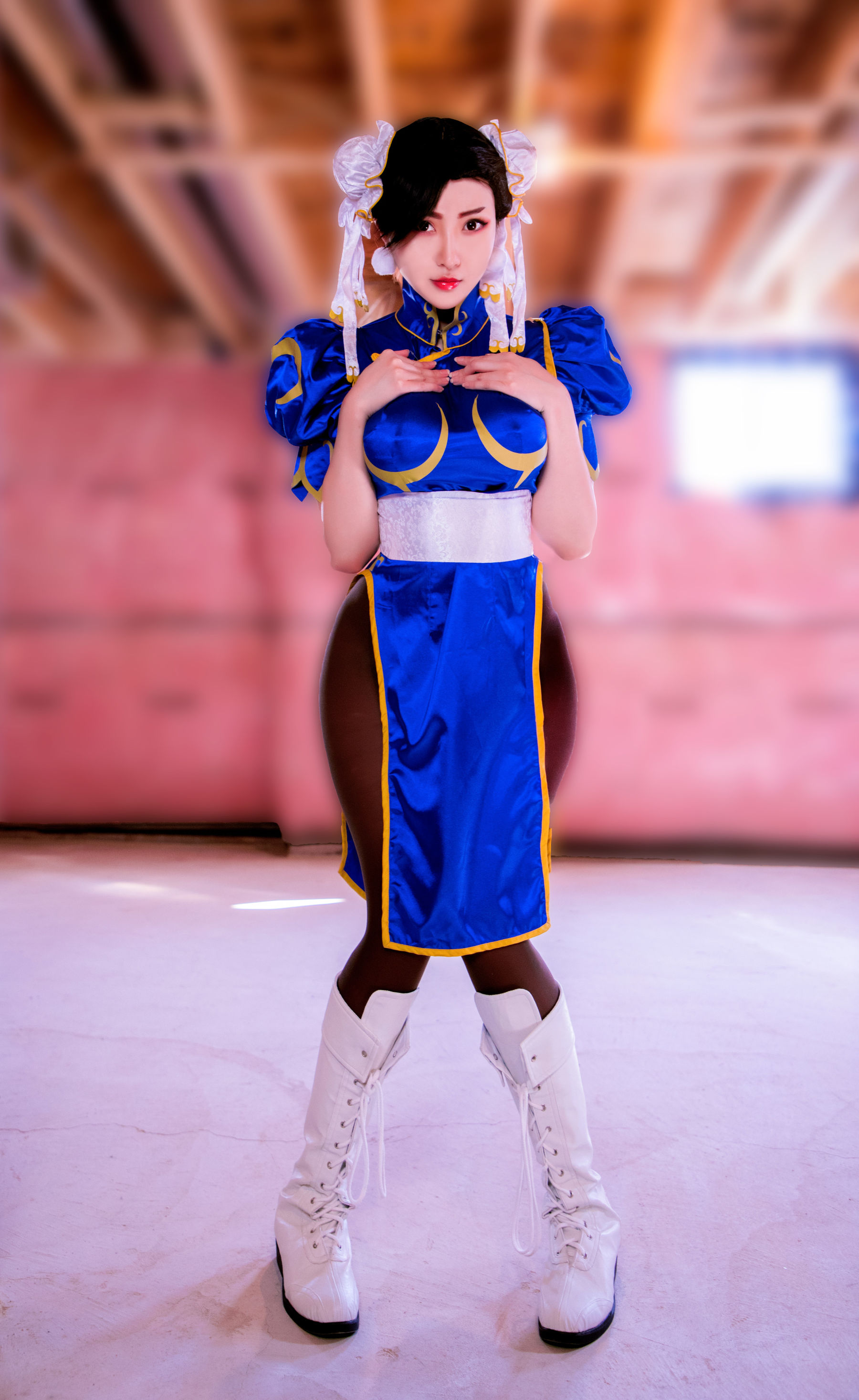 MisswarmJ – Chun Li [51P] - 秀人网免费无水印在线套图写真