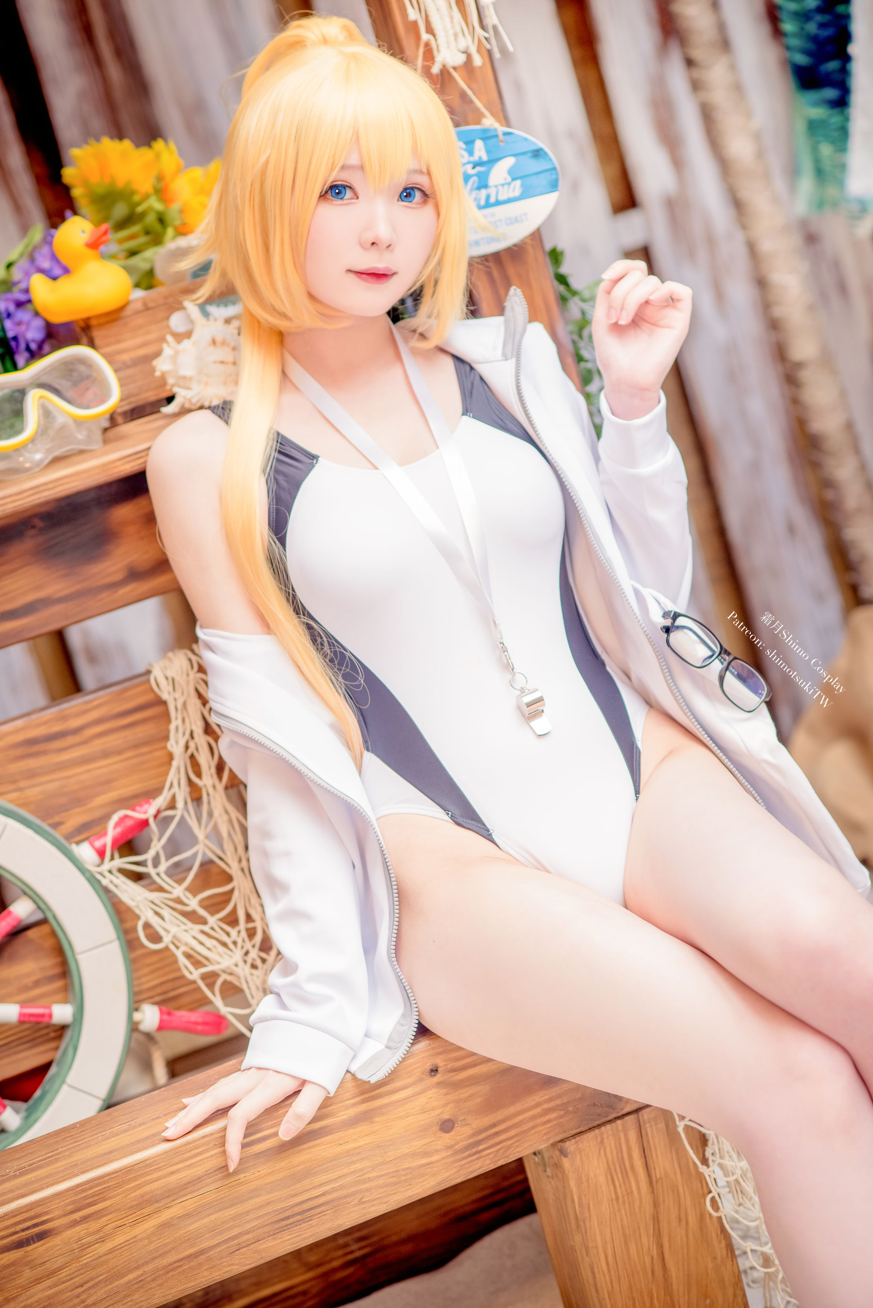 微博妹纸霜月shimo – 贞德 [13P] - 秀人网免费无水印在线套图写真