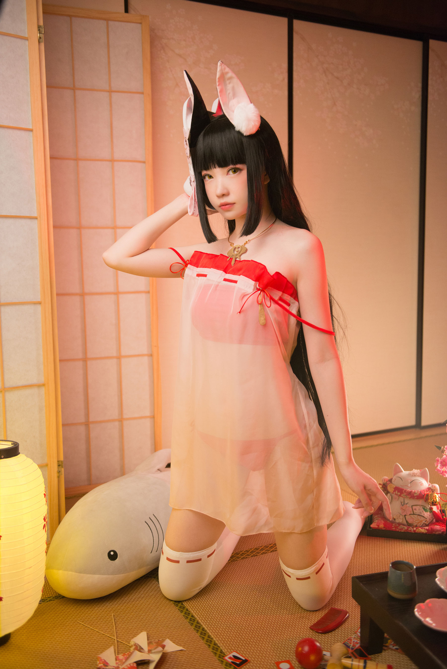 大胸萌妹妖少you1 – 长门 [9P] - 秀人网免费无水印在线套图写真