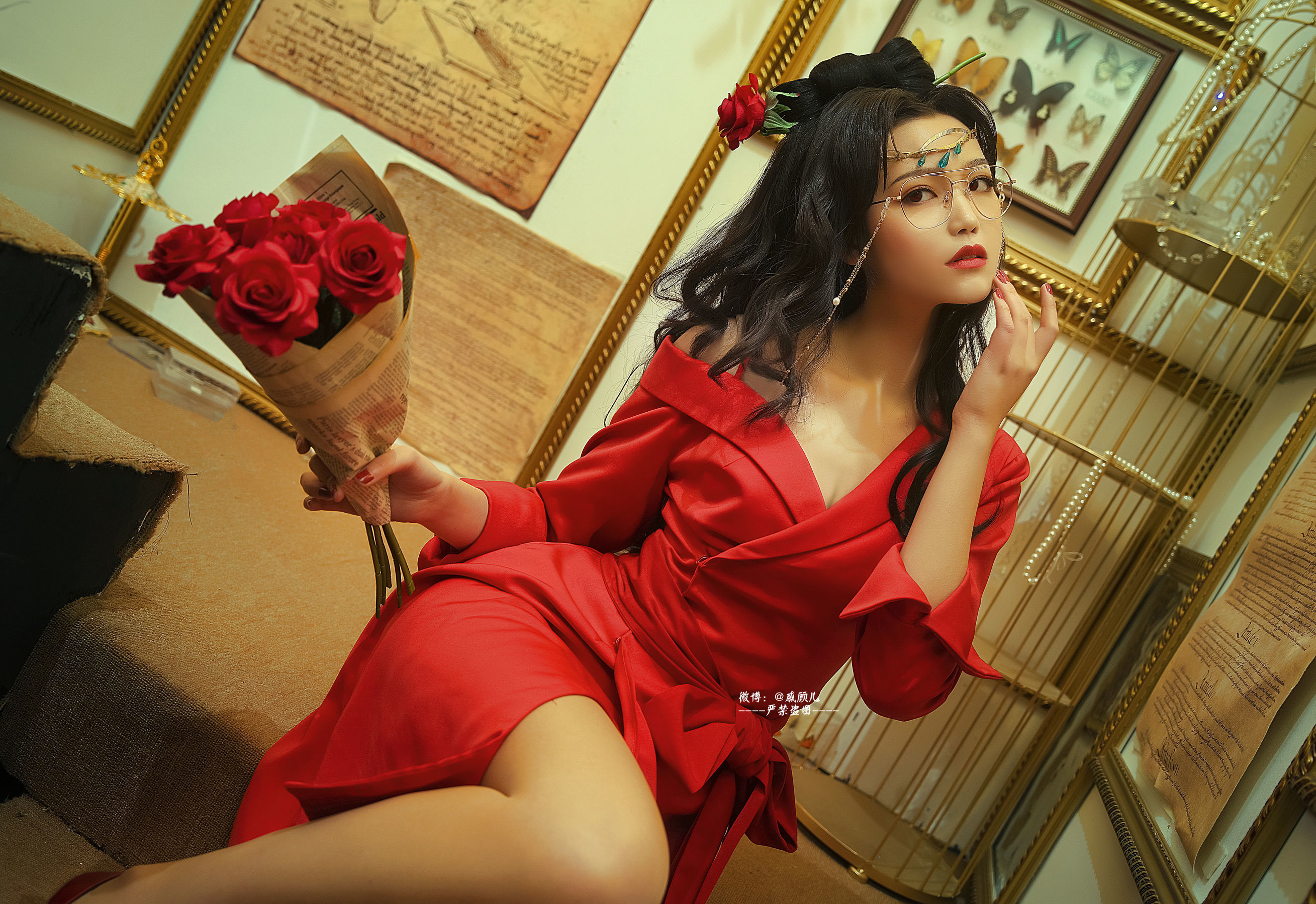 人气coser戚顾儿MIKI 王者荣耀 貂蝉和公孙离 [19P] - 秀人网免费无水印在线套图写真