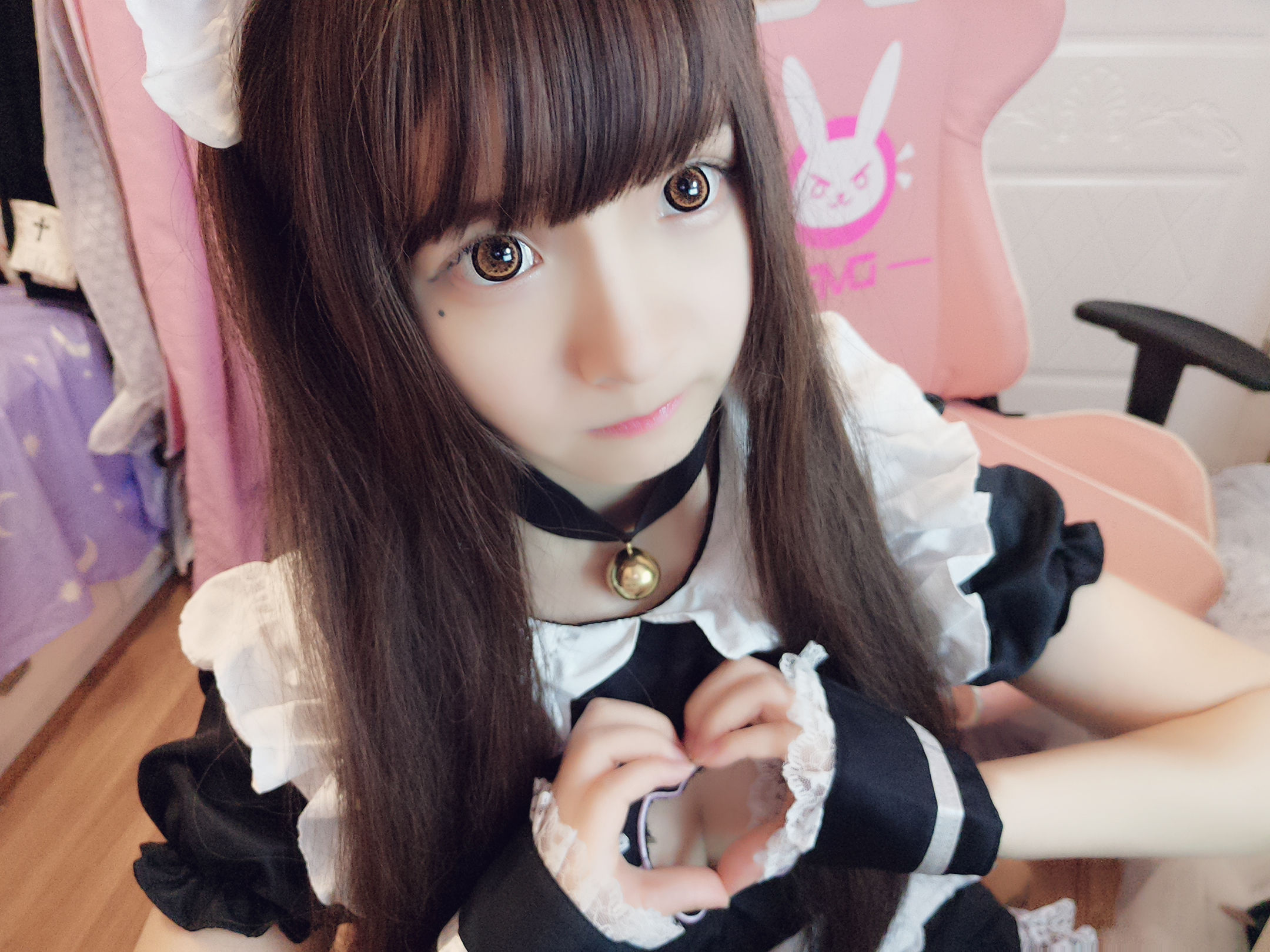 二次元美女古川kagura 女仆 [9P] - 秀人网免费无水印在线套图写真