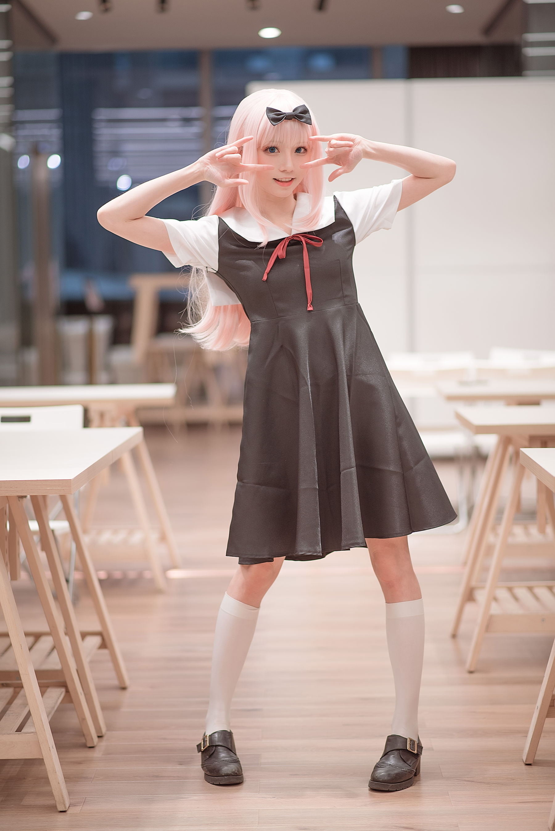 动漫博主Kitaro_绮太郎 – 藤原千花 [11P] - 秀人网免费无水印在线套图写真