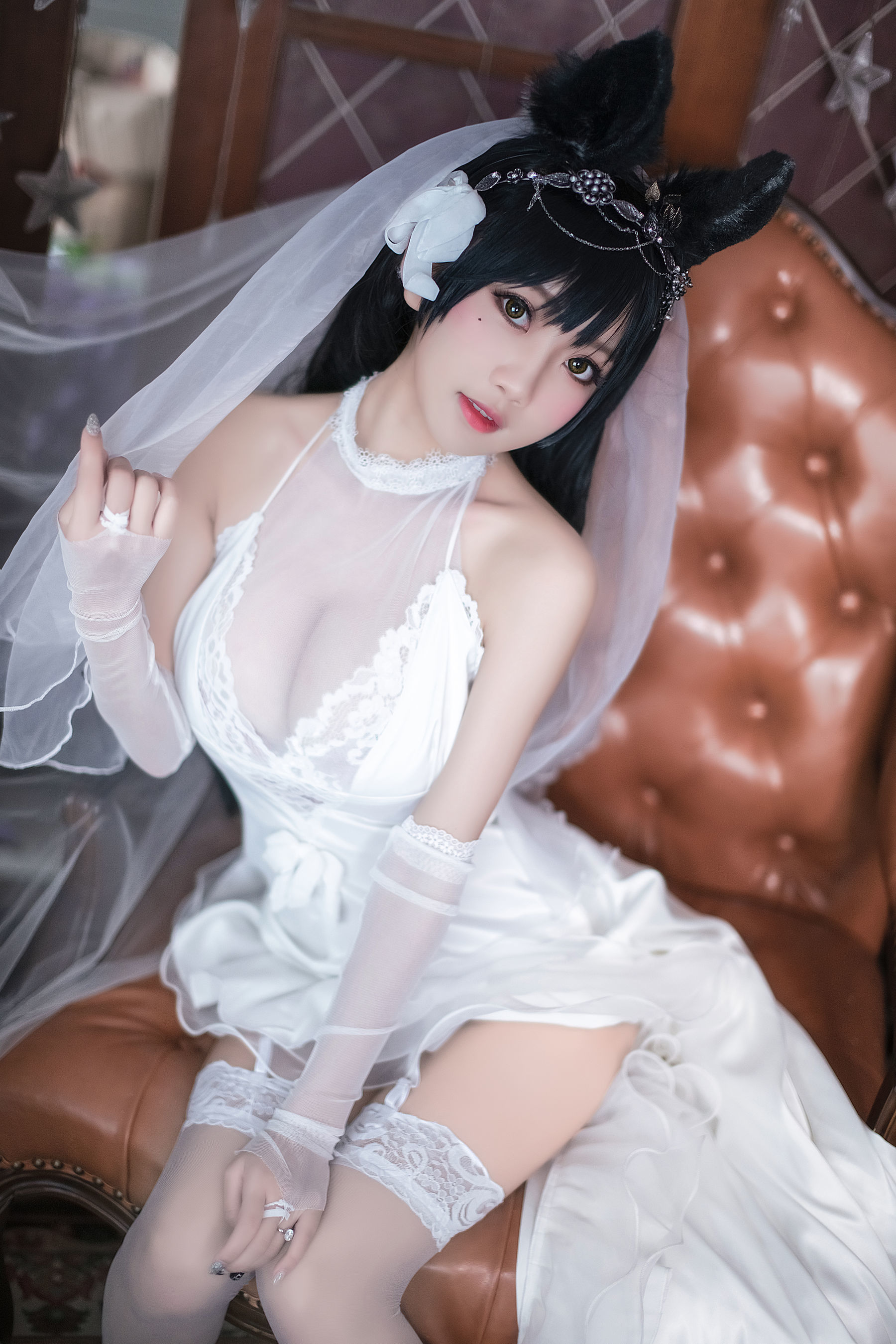 [萝莉COS] 鬼畜瑶 – 爱宕花嫁 [23P] - 秀人网免费无水印在线套图写真