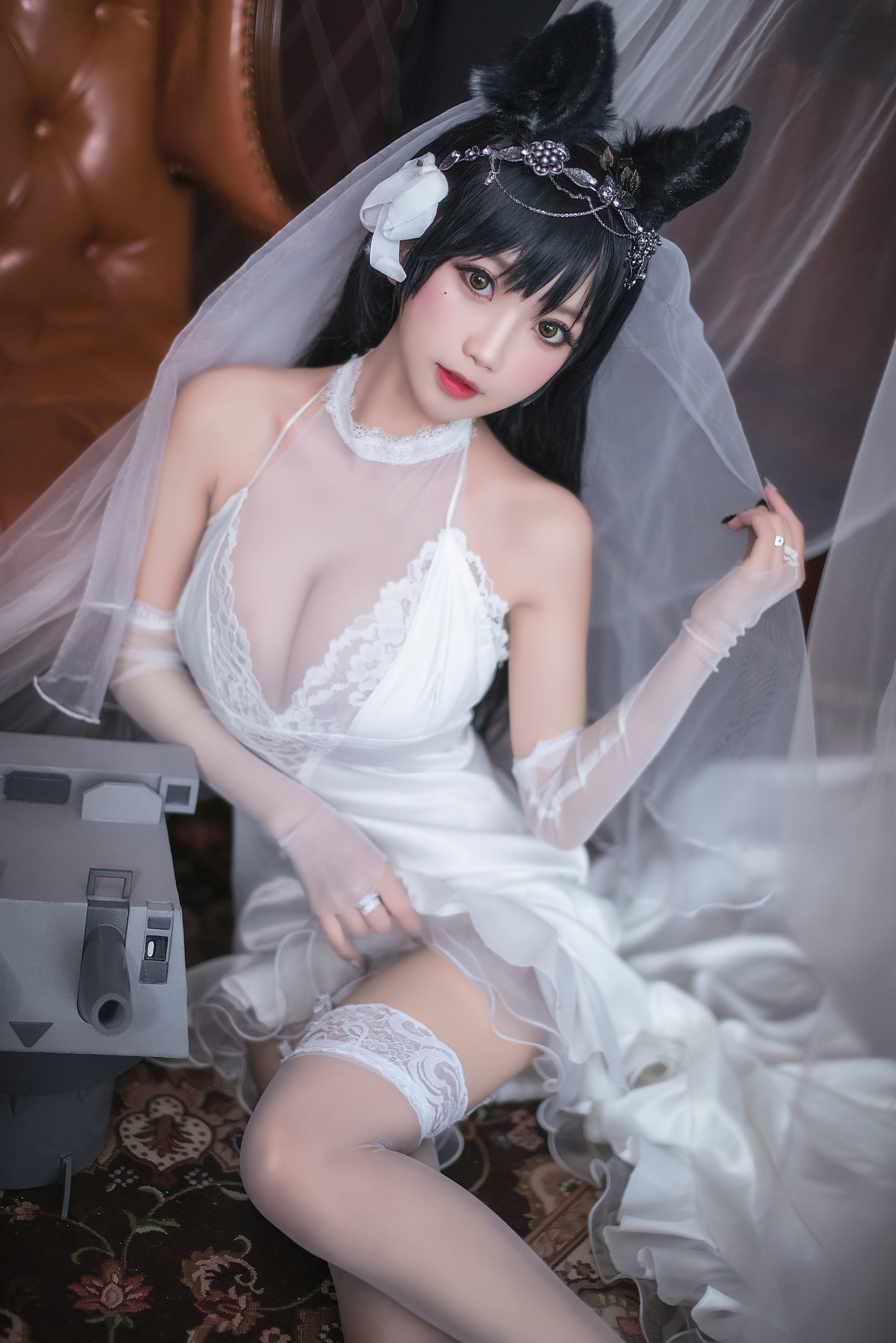 [萝莉COS] 鬼畜瑶 – 爱宕花嫁 [23P] - 秀人网免费无水印在线套图写真
