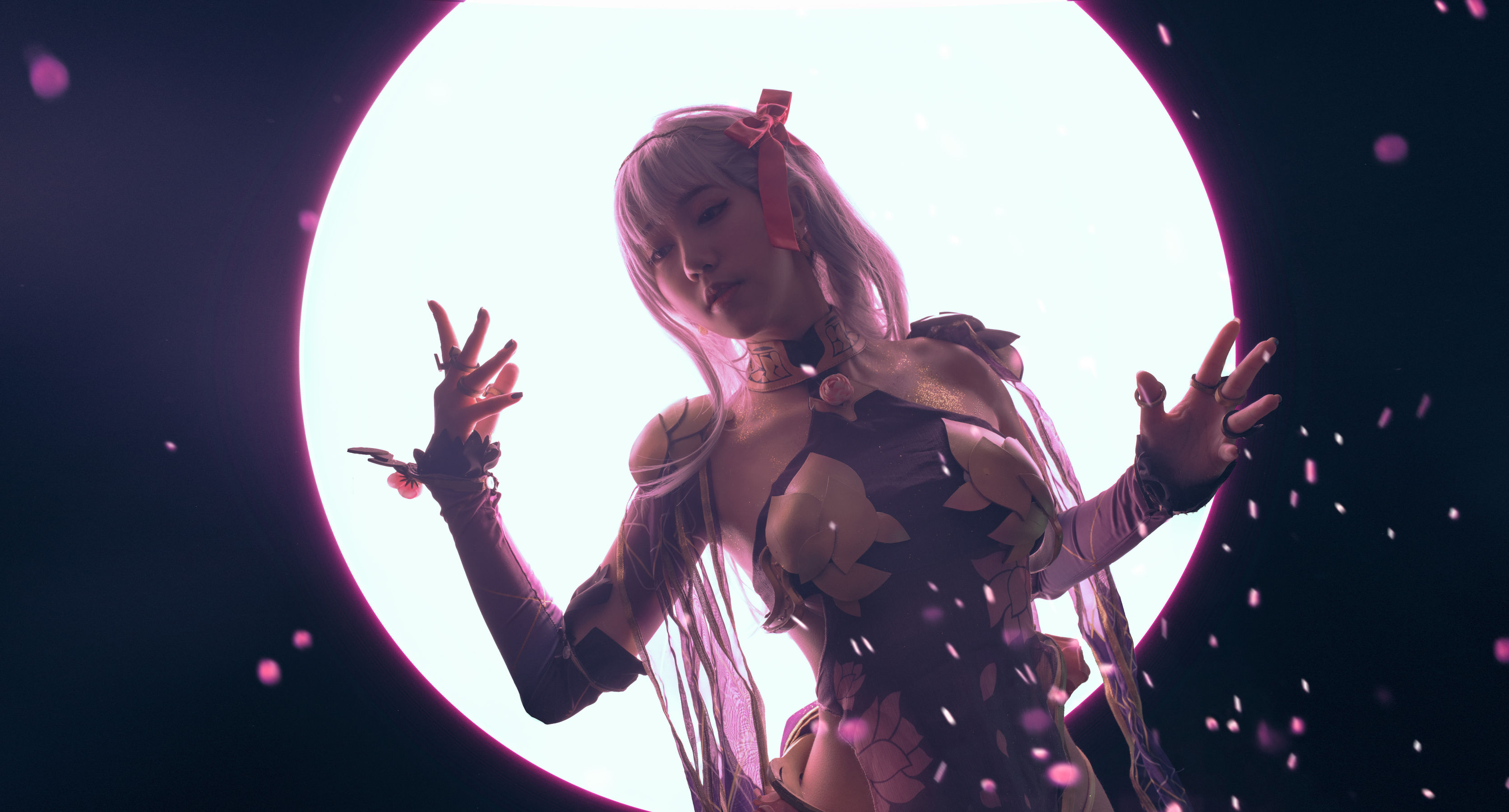 微博萌妹蓝小沂KiKi – 愛もてかれるは恋無きなり [13P] - 秀人网免费无水印在线套图写真