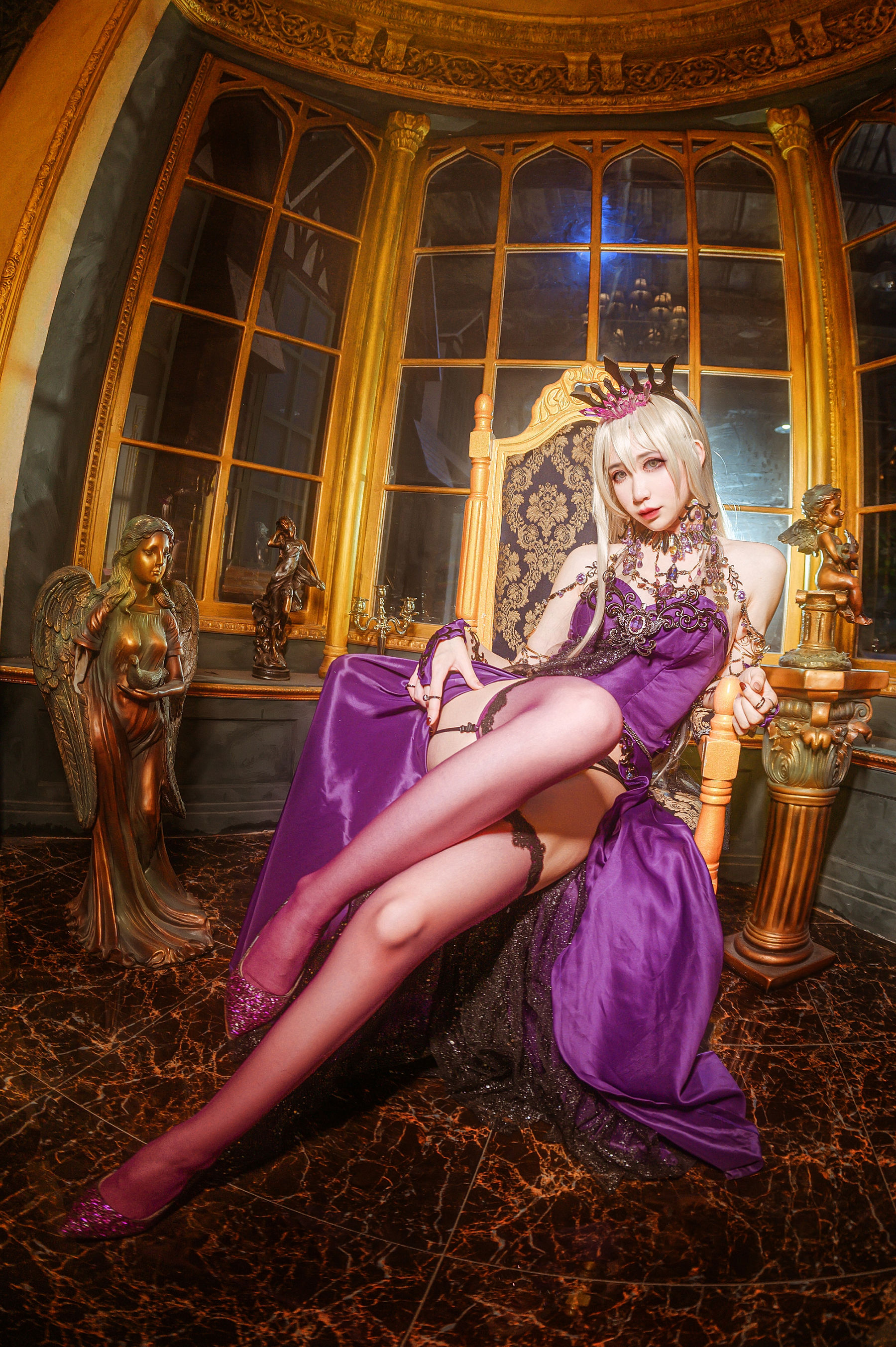 动漫博主阮邑_Fairy – 黑枪呆礼服 [20P] - 秀人网免费无水印在线套图写真