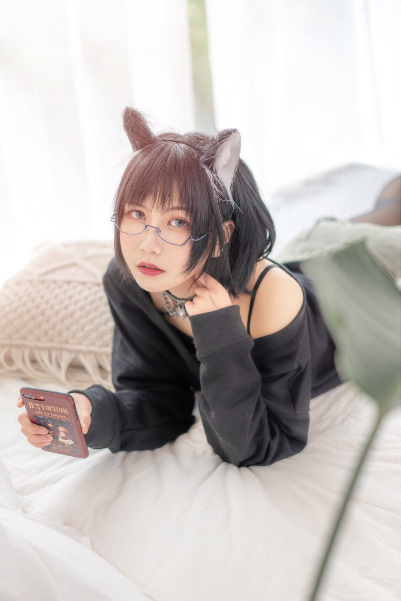 COSER美女逐月su 日常猫娘 [27P] - 秀人网免费无水印在线套图写真