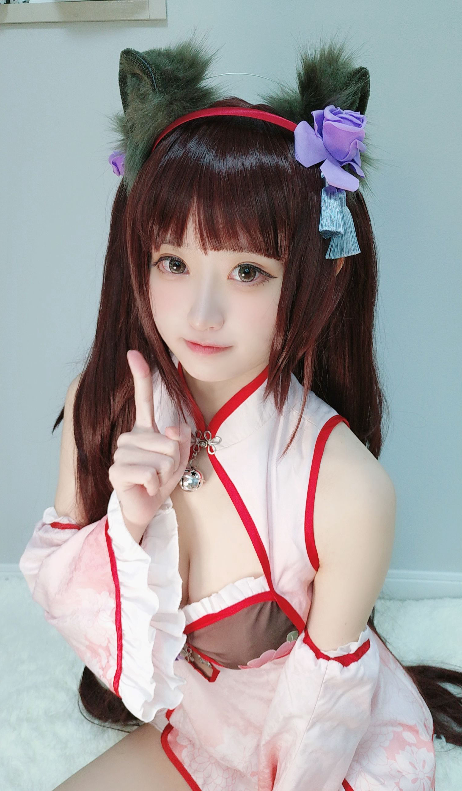 千阳(ちよ) – 香子兰与巧克力 [14P] - 秀人网免费无水印在线套图写真