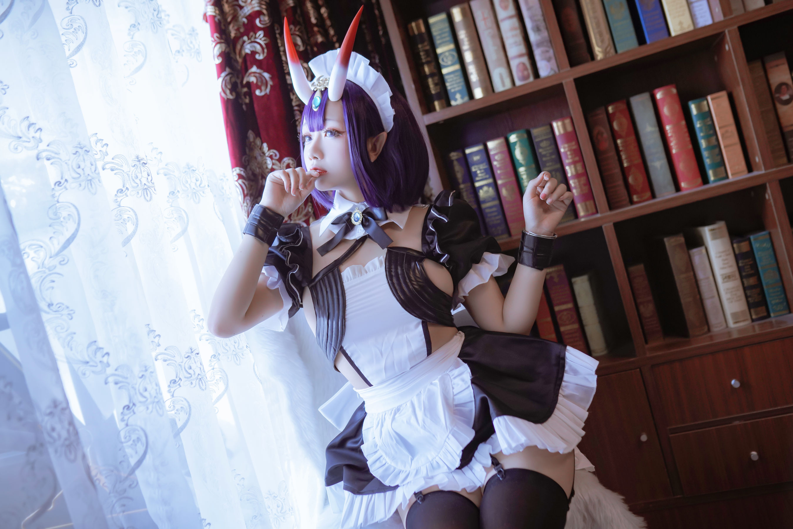 Cosplay日奈娇 酒吞女仆 [41P] - 秀人网免费无水印在线套图写真