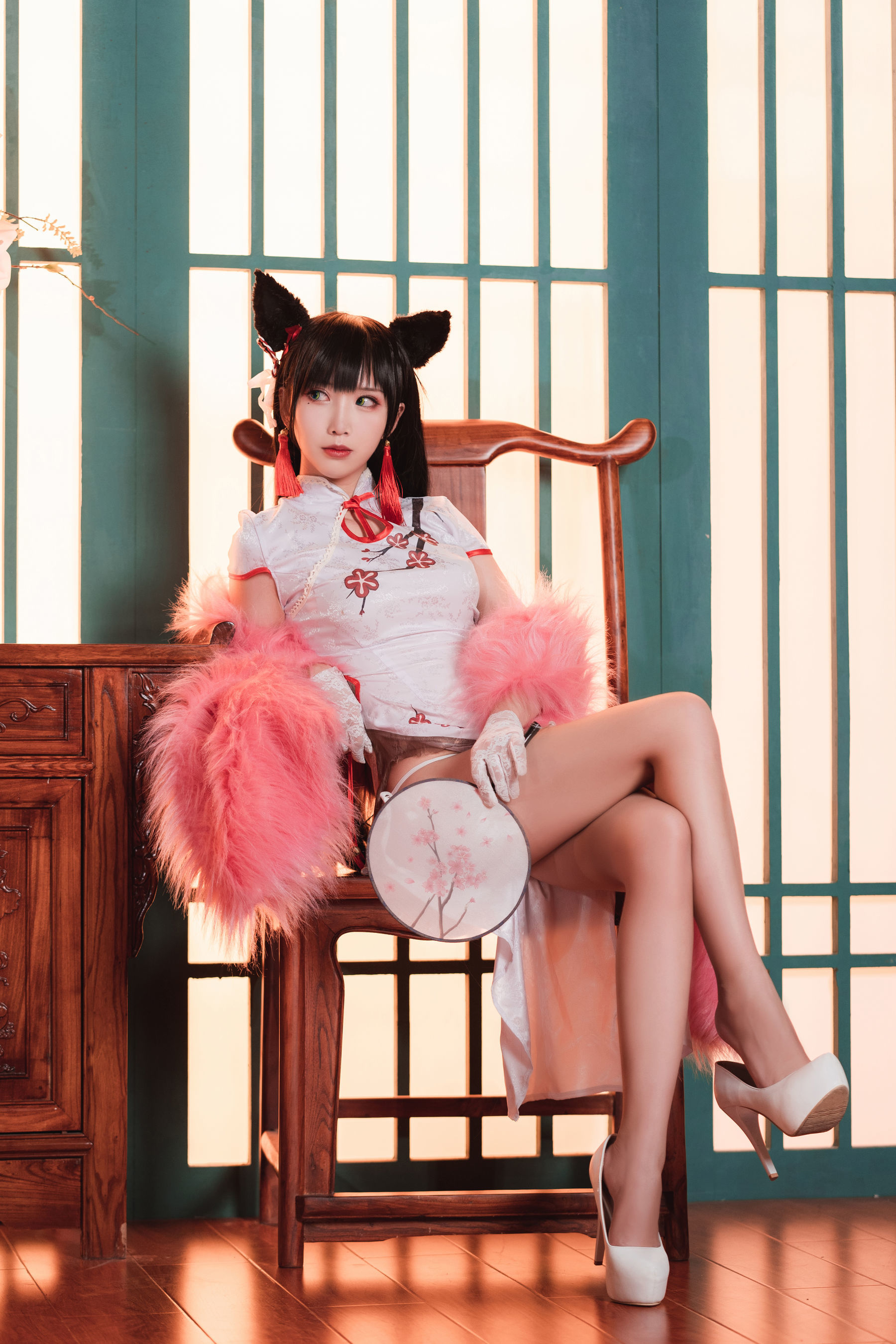 可爱人气Coser面饼仙儿 – 旗袍爱宕 [25P] - 秀人网免费无水印在线套图写真