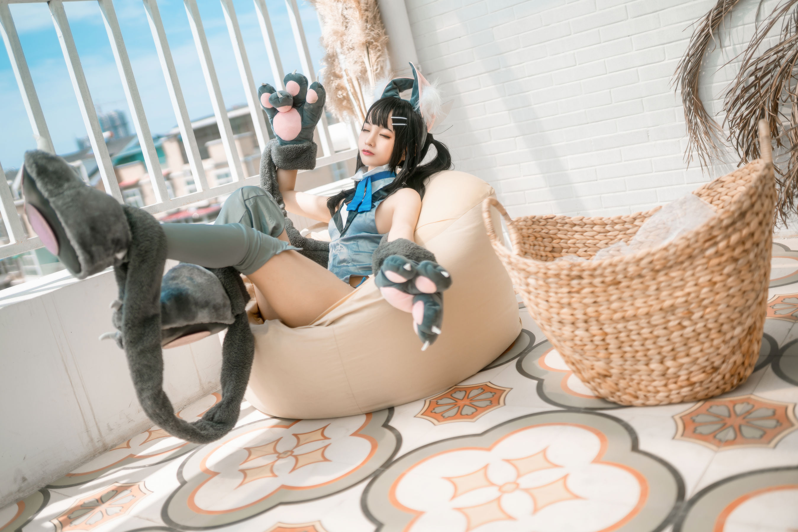 [Cosplay写真] 动漫博主蠢沫沫 – 卫宫美游 [44P] - 秀人网免费无水印在线套图写真