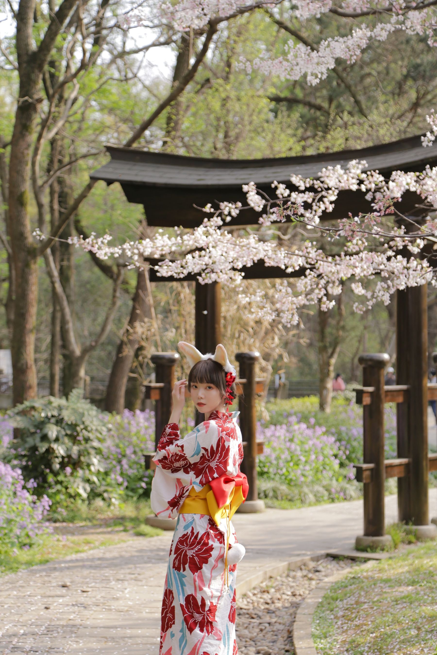 可爱妹子Fushii_海堂 – 樱花兔兔 [34P] - 秀人网免费无水印在线套图写真