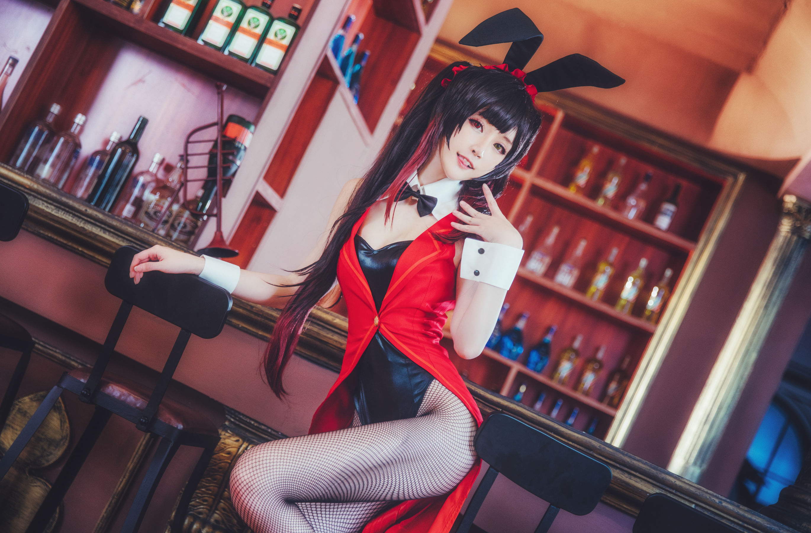 萌宠博主yui金鱼 狂三兔女郎 [9P] - 秀人网免费无水印在线套图写真