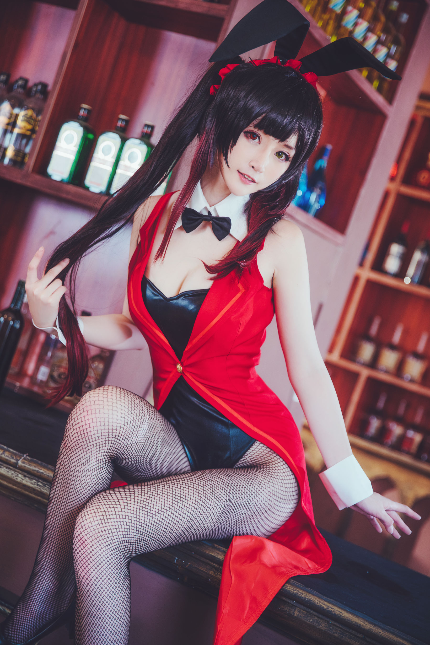 萌宠博主yui金鱼 狂三兔女郎 [9P] - 秀人网免费无水印在线套图写真