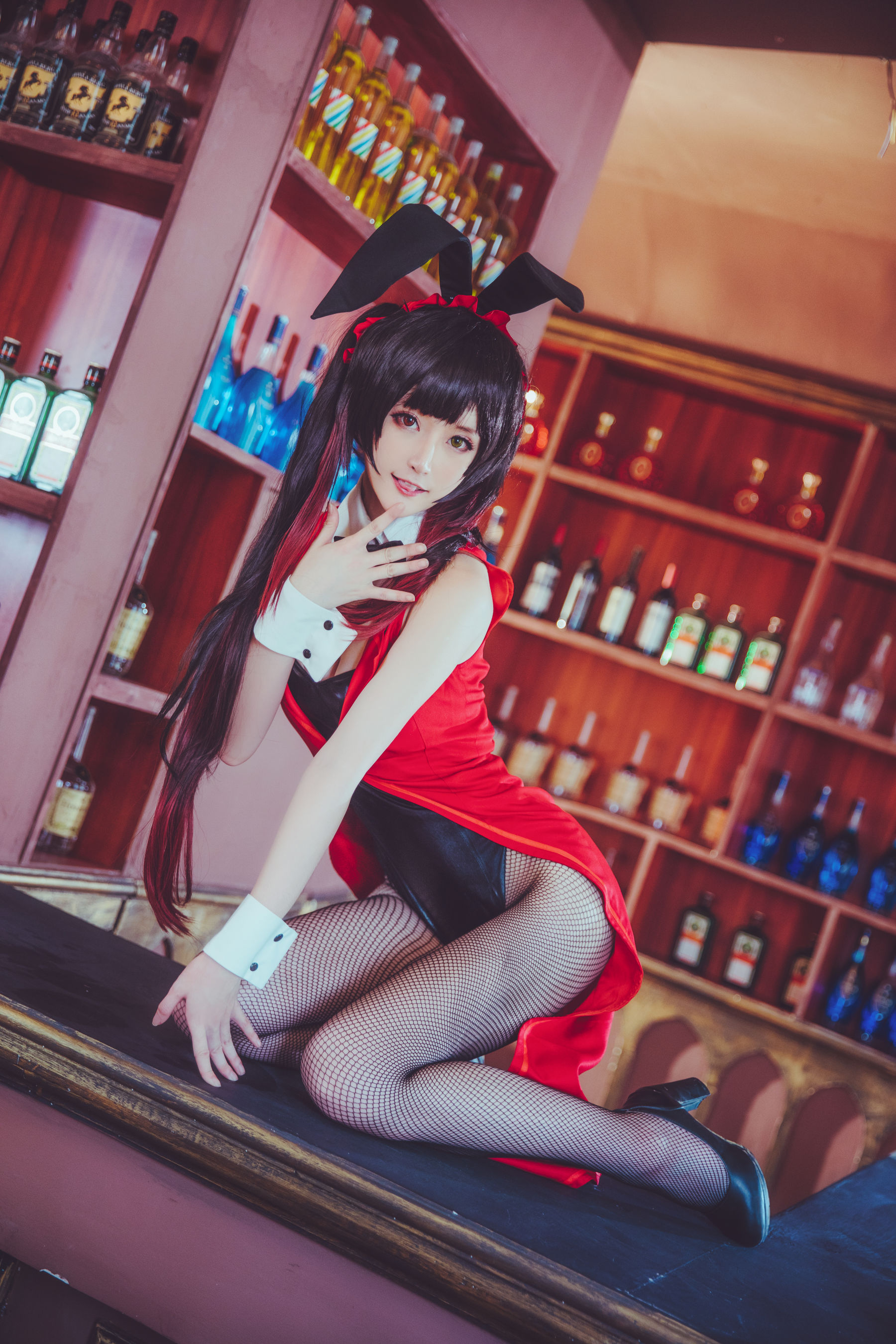 萌宠博主yui金鱼 狂三兔女郎 [9P] - 秀人网免费无水印在线套图写真