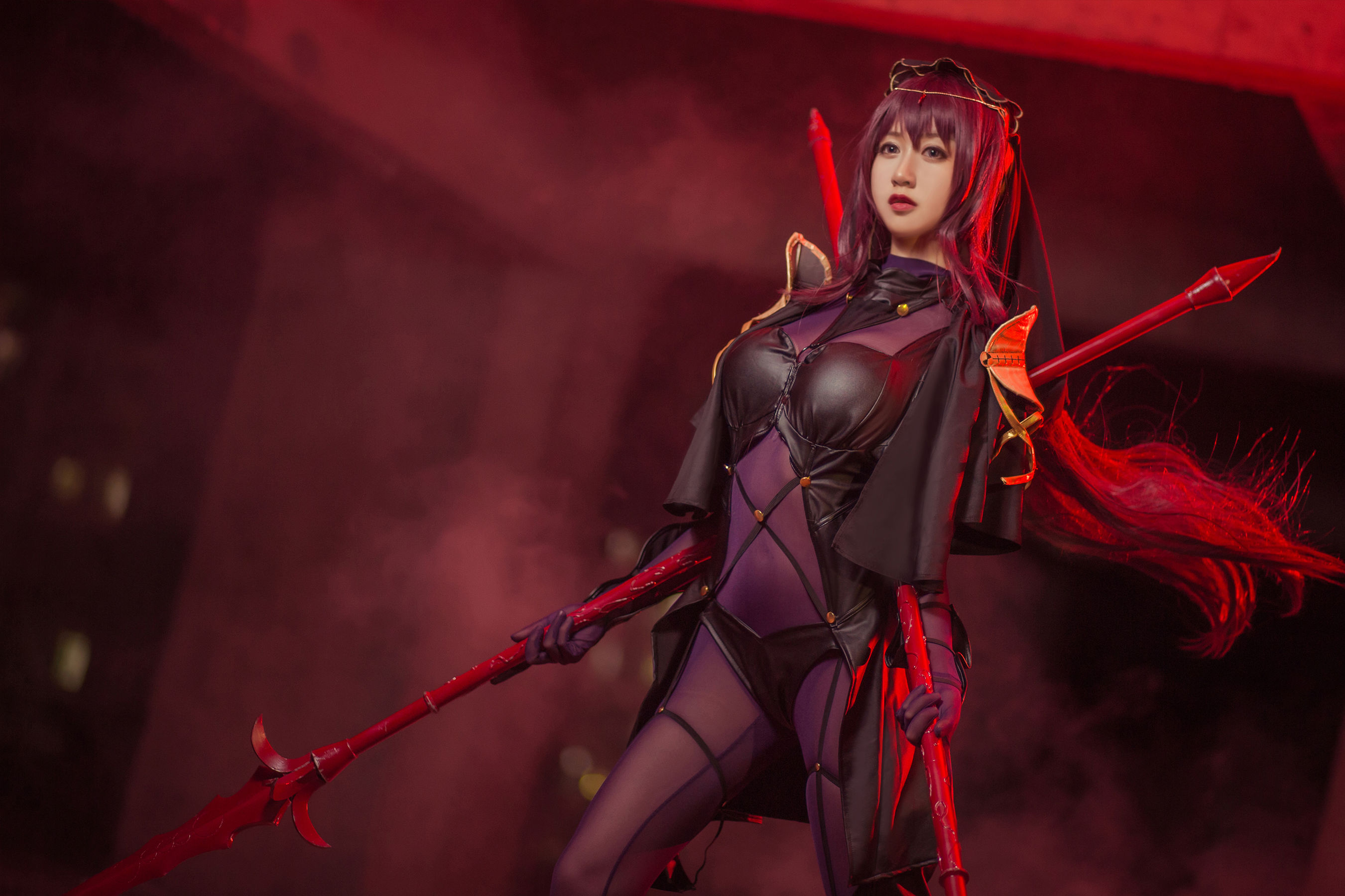 [萝莉COS] 木绵绵OwO – 斯卡哈 [17P] - 秀人网免费无水印在线套图写真