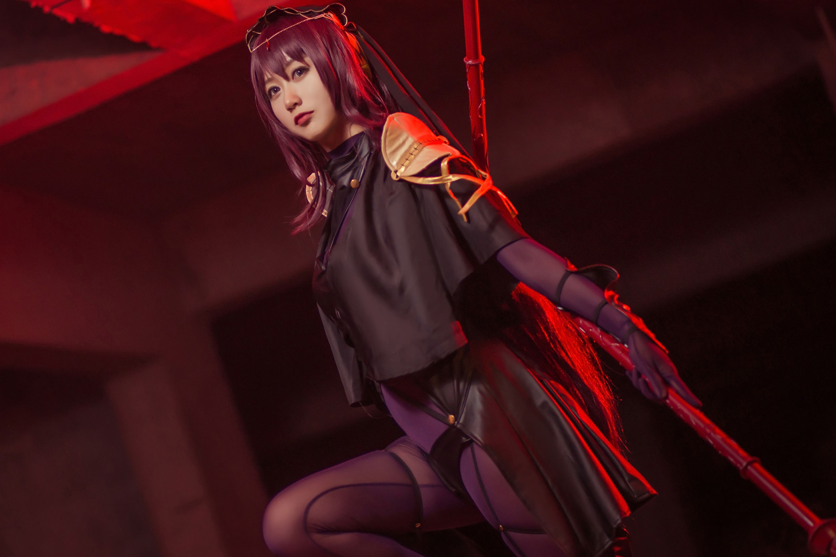 [萝莉COS] 木绵绵OwO – 斯卡哈 [17P] - 秀人网免费无水印在线套图写真