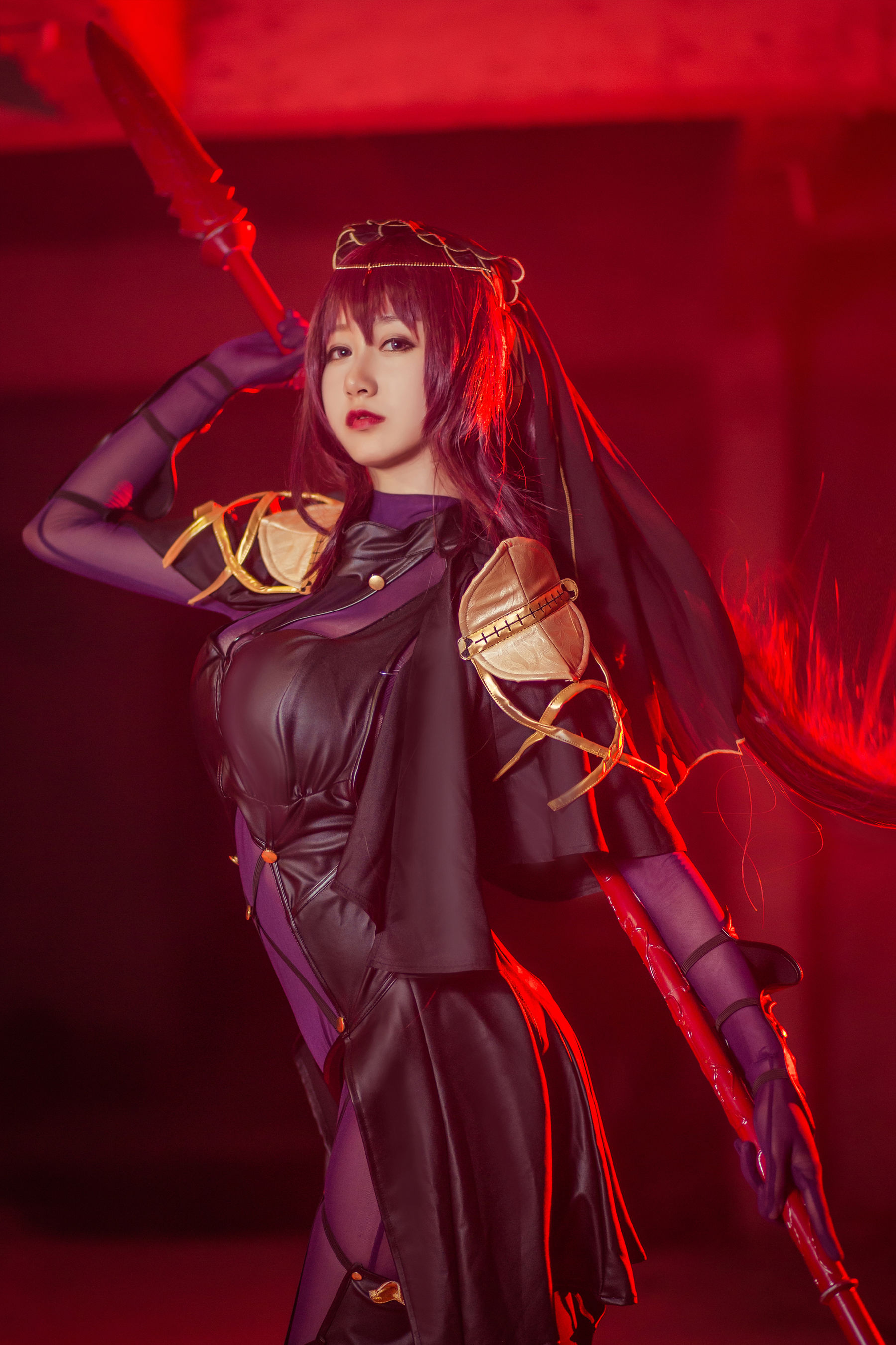 [萝莉COS] 木绵绵OwO – 斯卡哈 [17P] - 秀人网免费无水印在线套图写真