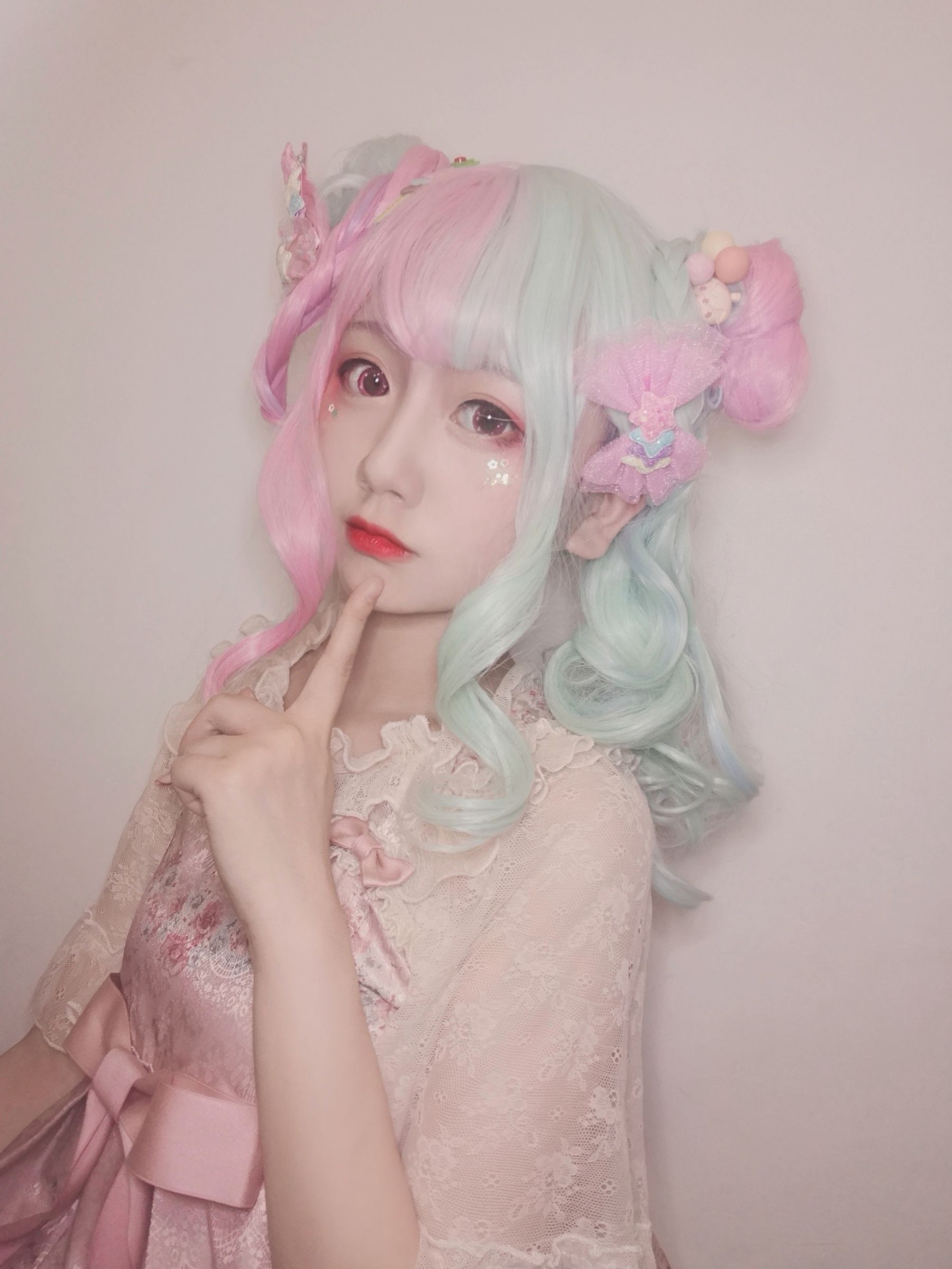 动漫博主弦音sic – lolita草莓薄荷冰淇淋 [7P] - 秀人网免费无水印在线套图写真