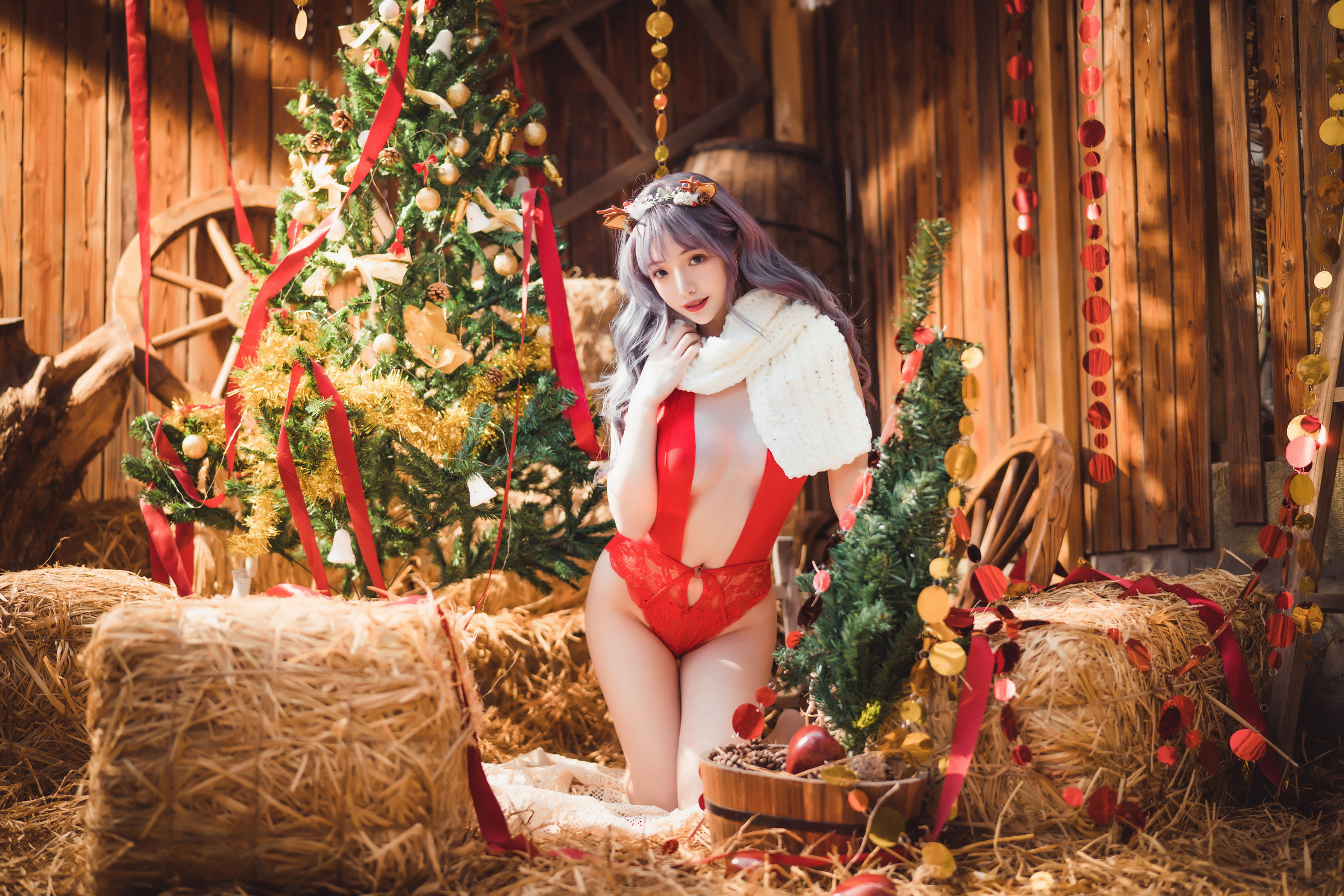 动漫博主雯妹 – 2020圣诞 [30P] - 秀人网免费无水印在线套图写真