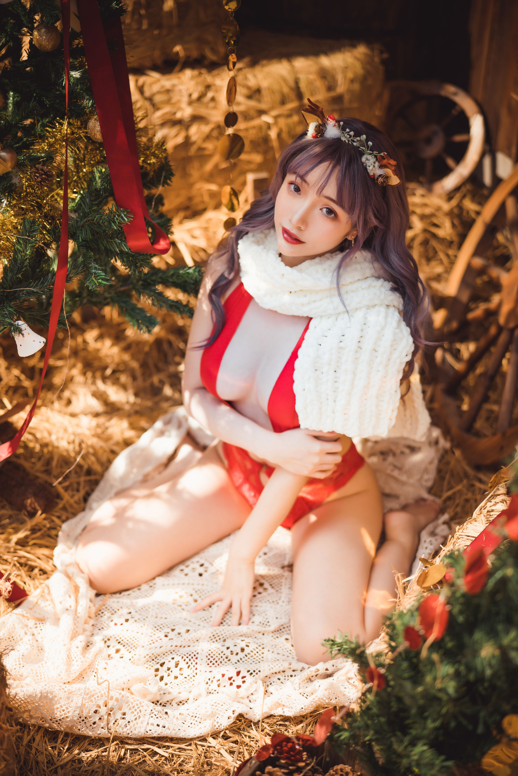动漫博主雯妹 – 2020圣诞 [30P] - 秀人网免费无水印在线套图写真