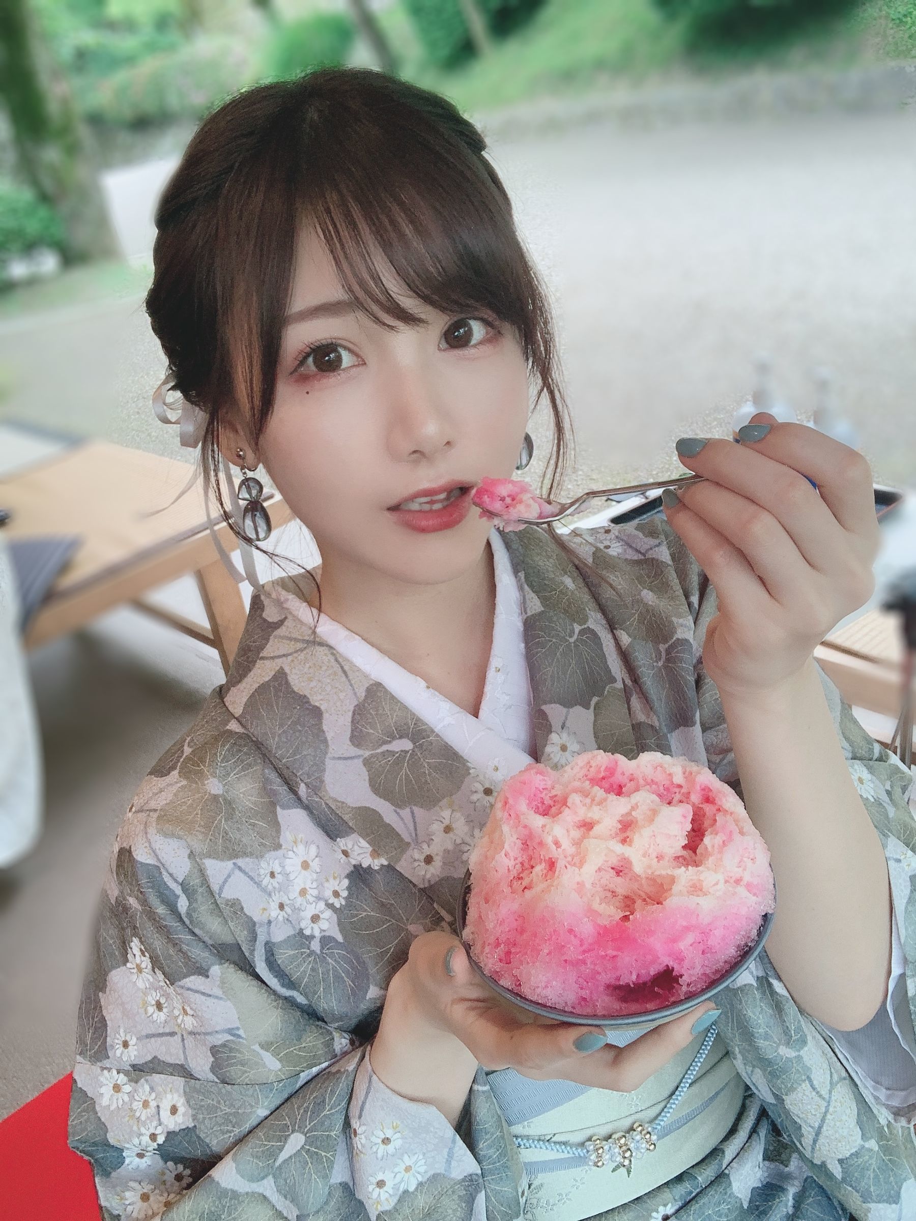 日本甜美COSERけんけん[fantia] 2020.08 夏和服 [8P] - 秀人网免费无水印在线套图写真