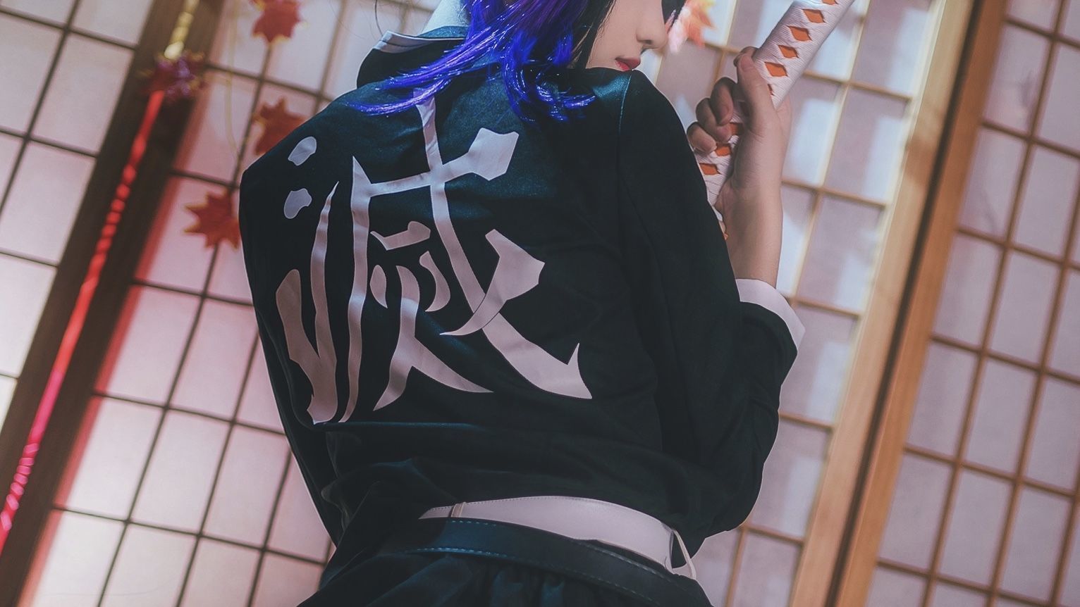 动漫博主南桃Momoko – 蝴蝶忍队服 [14P] - 秀人网免费无水印在线套图写真