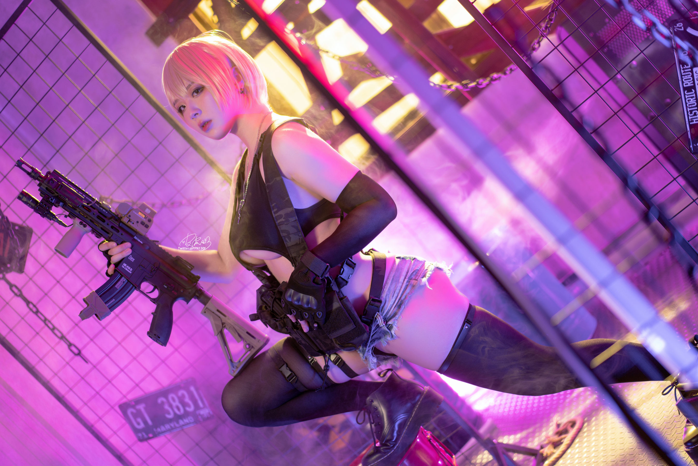 皮皮奶可可爱了啦 – 战术背心 [50P] - 秀人网免费无水印在线套图写真