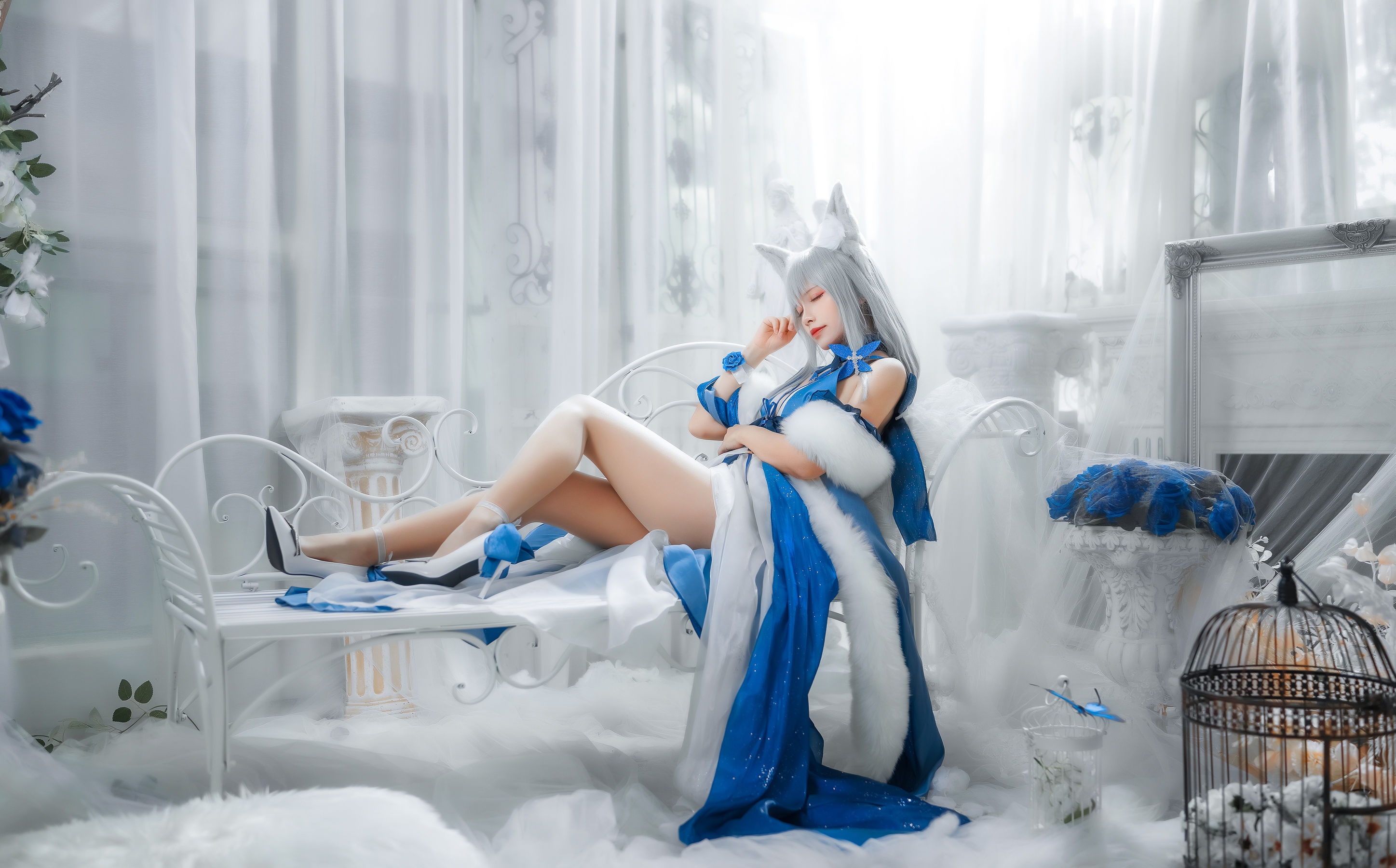 Neko-薇薇 – 信浓礼服 [30P] - 秀人网免费无水印在线套图写真