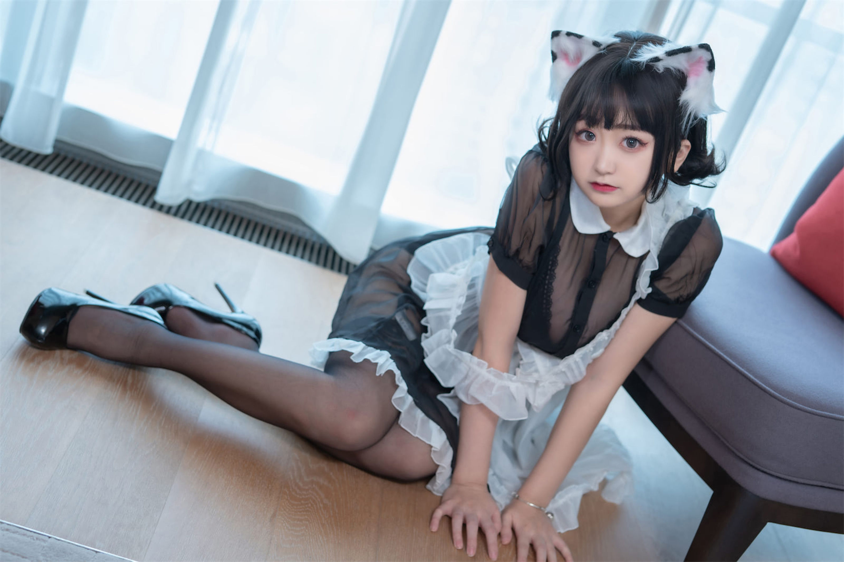 动漫博主恩田直幸 – 奶牛猫女仆 [46P] - 秀人网免费无水印在线套图写真