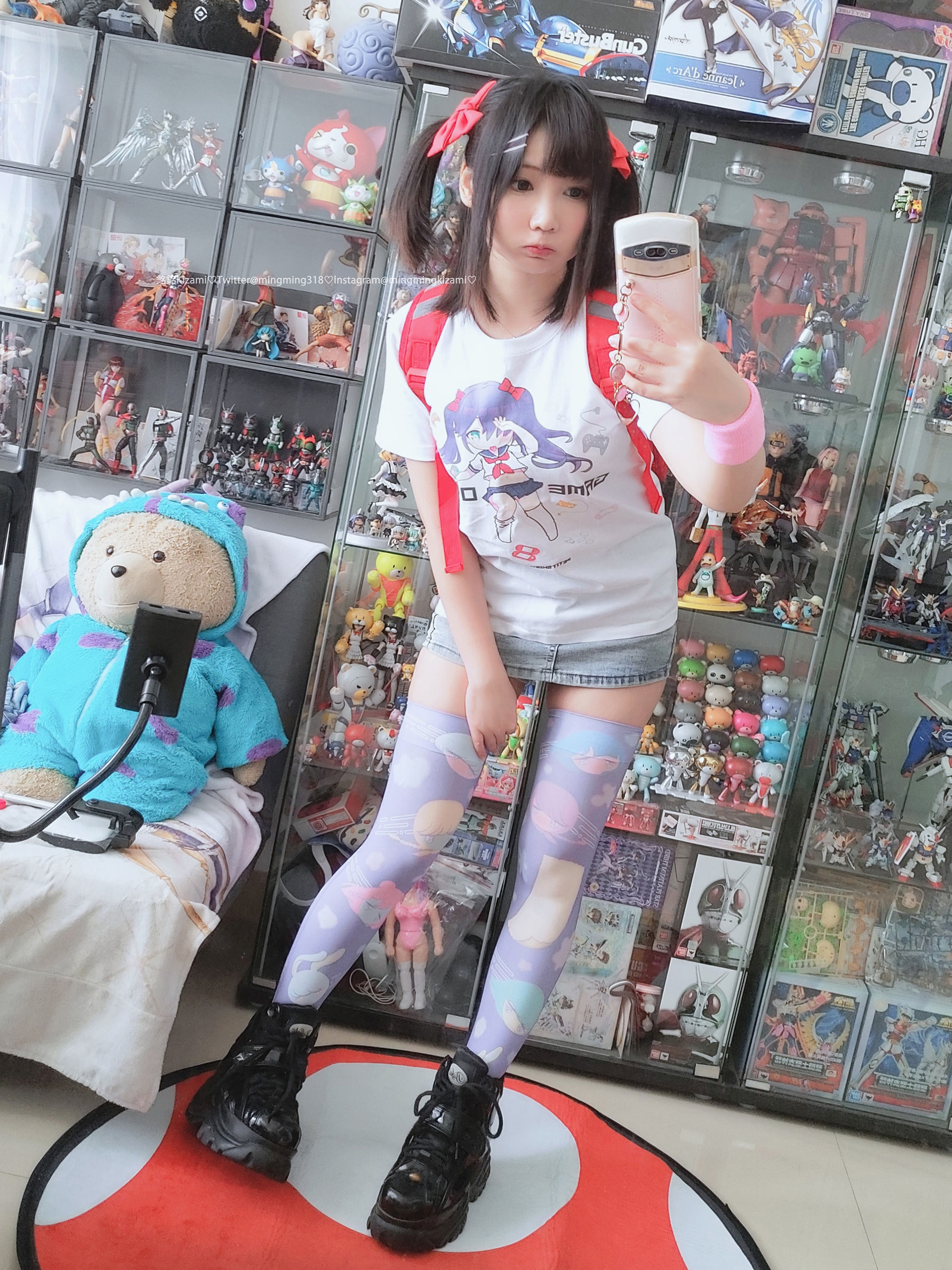 銘銘Kizami 自撮りVol.24 二次元少女 [69P] - 秀人网免费无水印在线套图写真