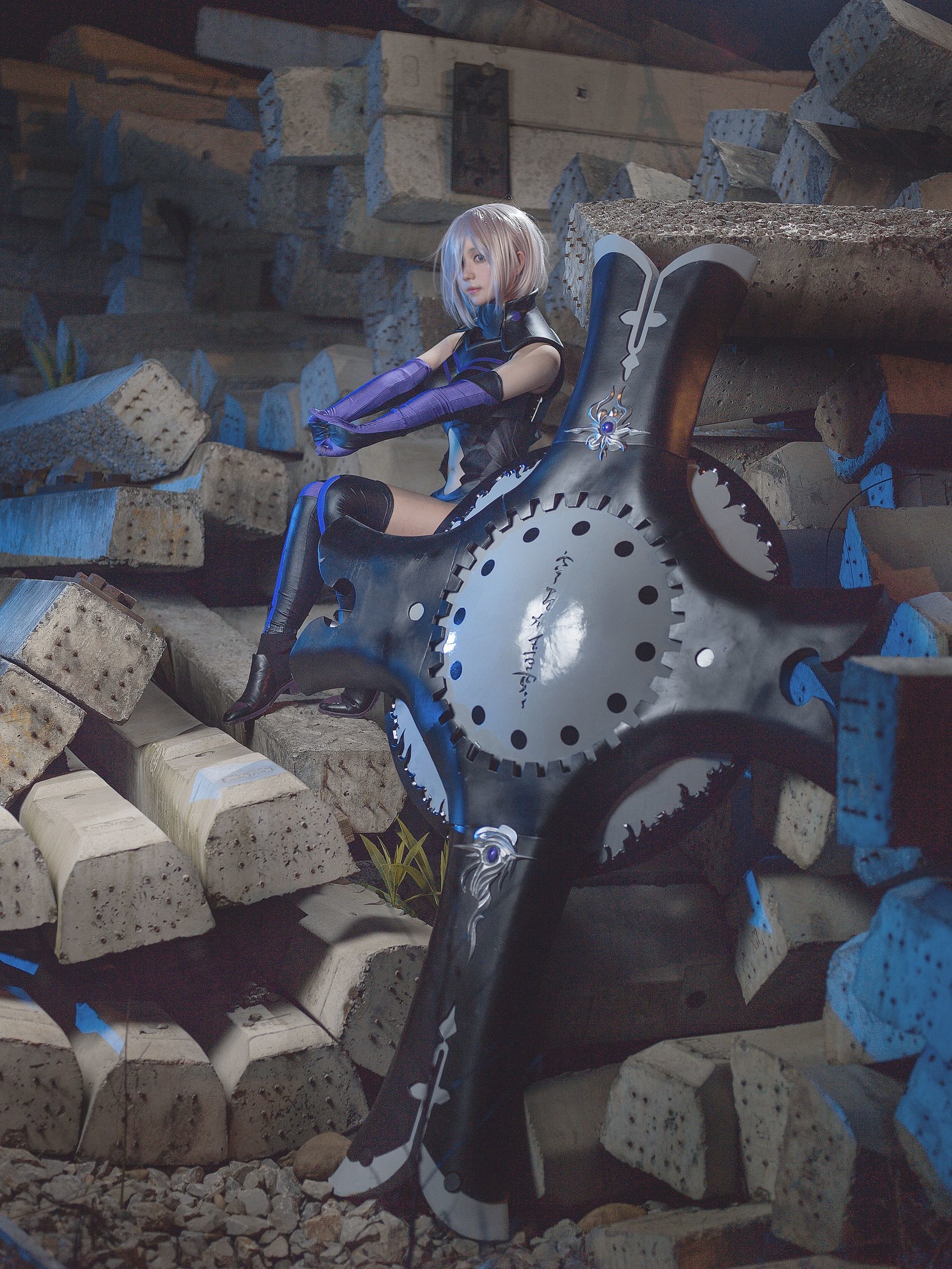 微博福利姬镜酱 玛修 [9P] - 秀人网免费无水印在线套图写真