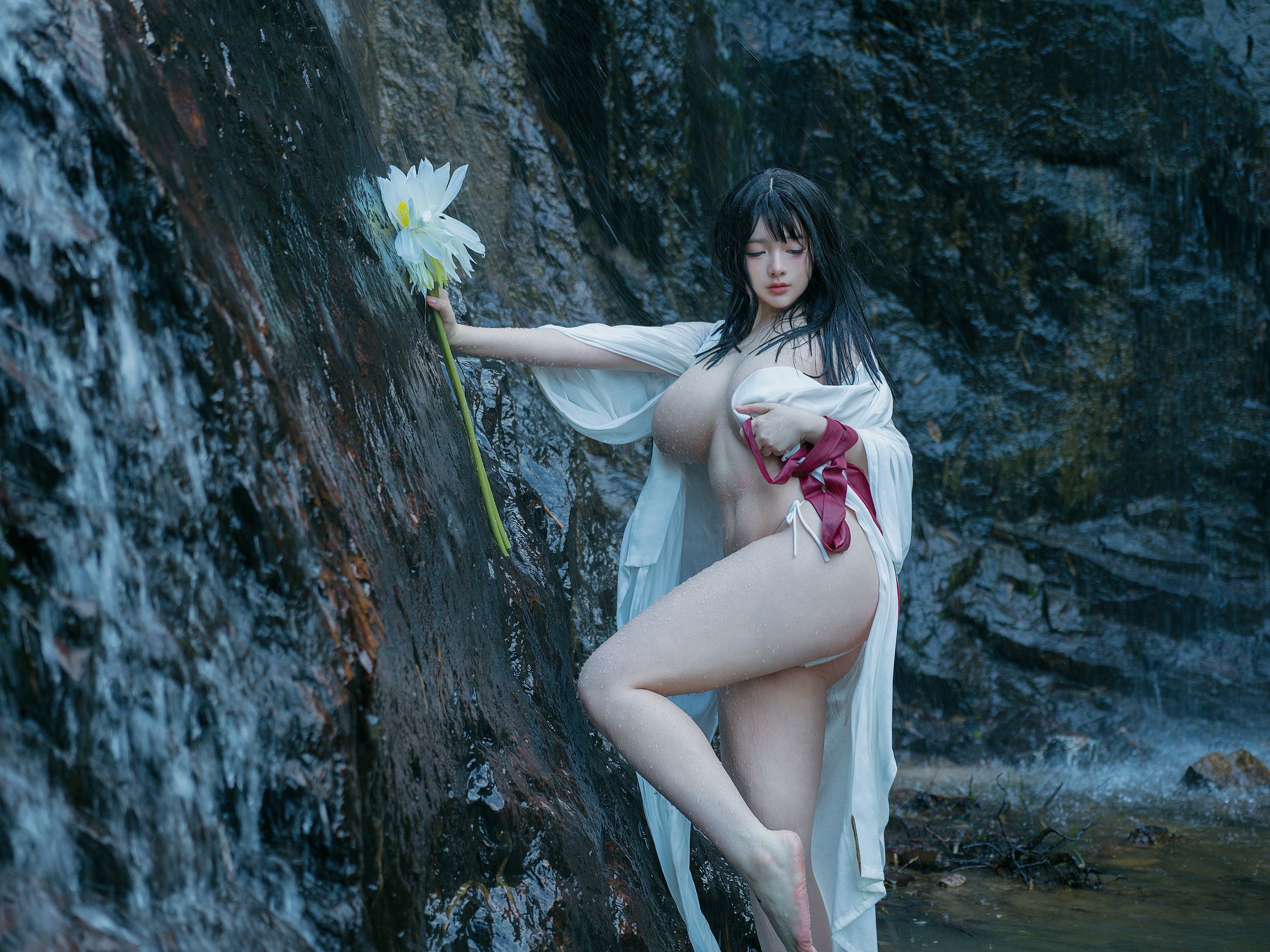 NinJA阿寨寨写真 – 神明巫女 [38P] - 秀人网免费无水印在线套图写真