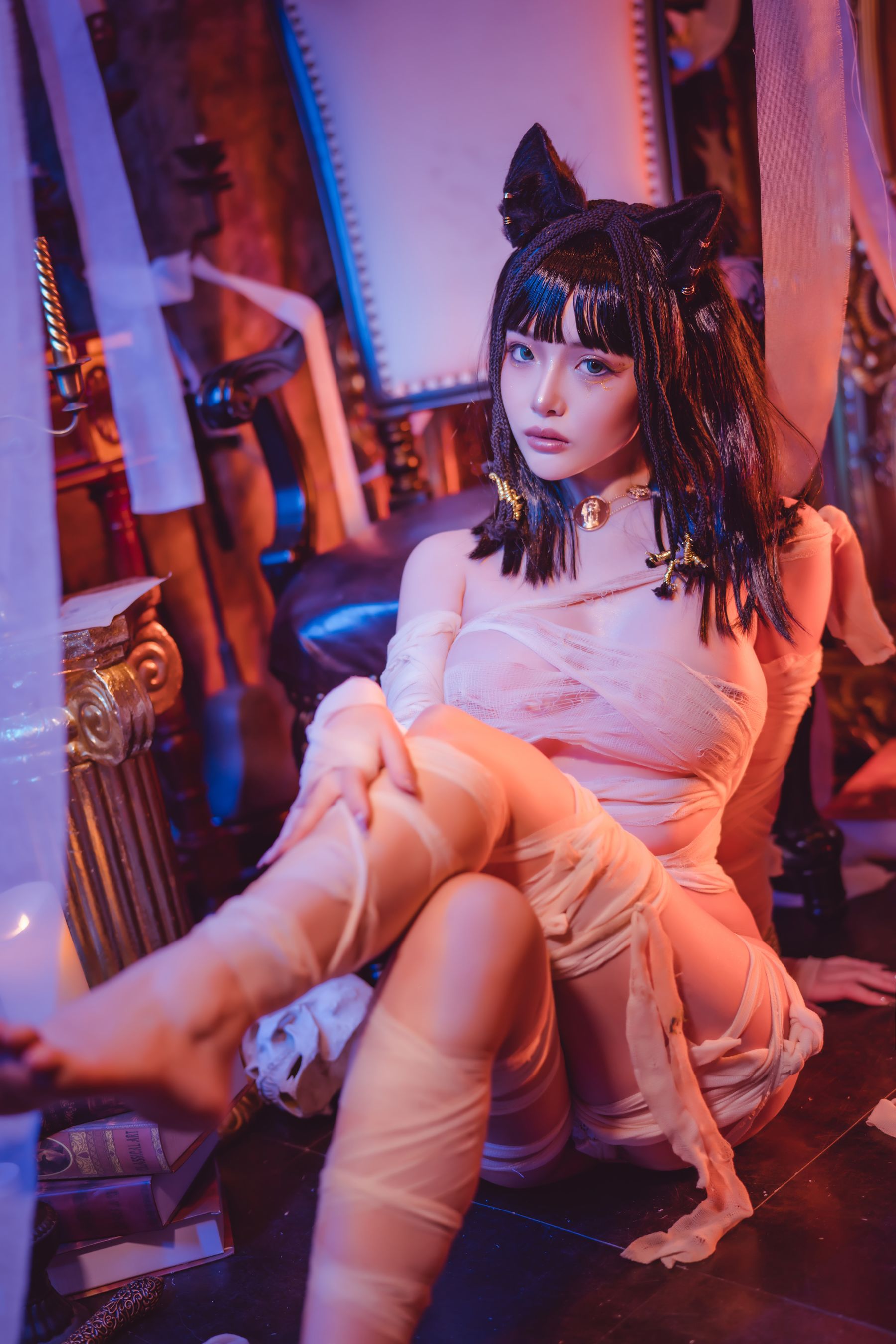 动漫博主雯妹 – 木乃伊 [36P] - 秀人网免费无水印在线套图写真