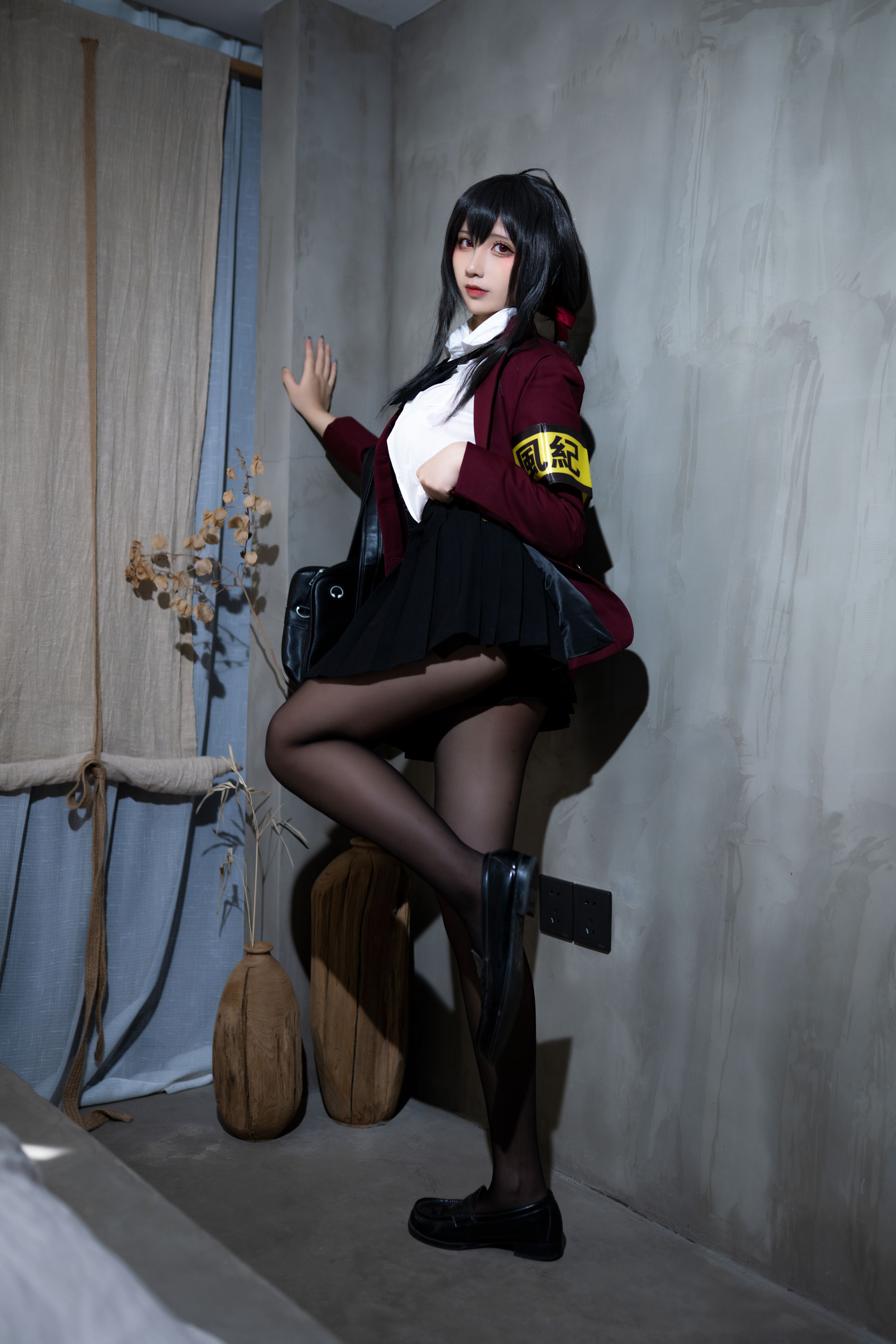 动漫博主九曲Jean – 大凤风纪委员 [35P] - 秀人网免费无水印在线套图写真