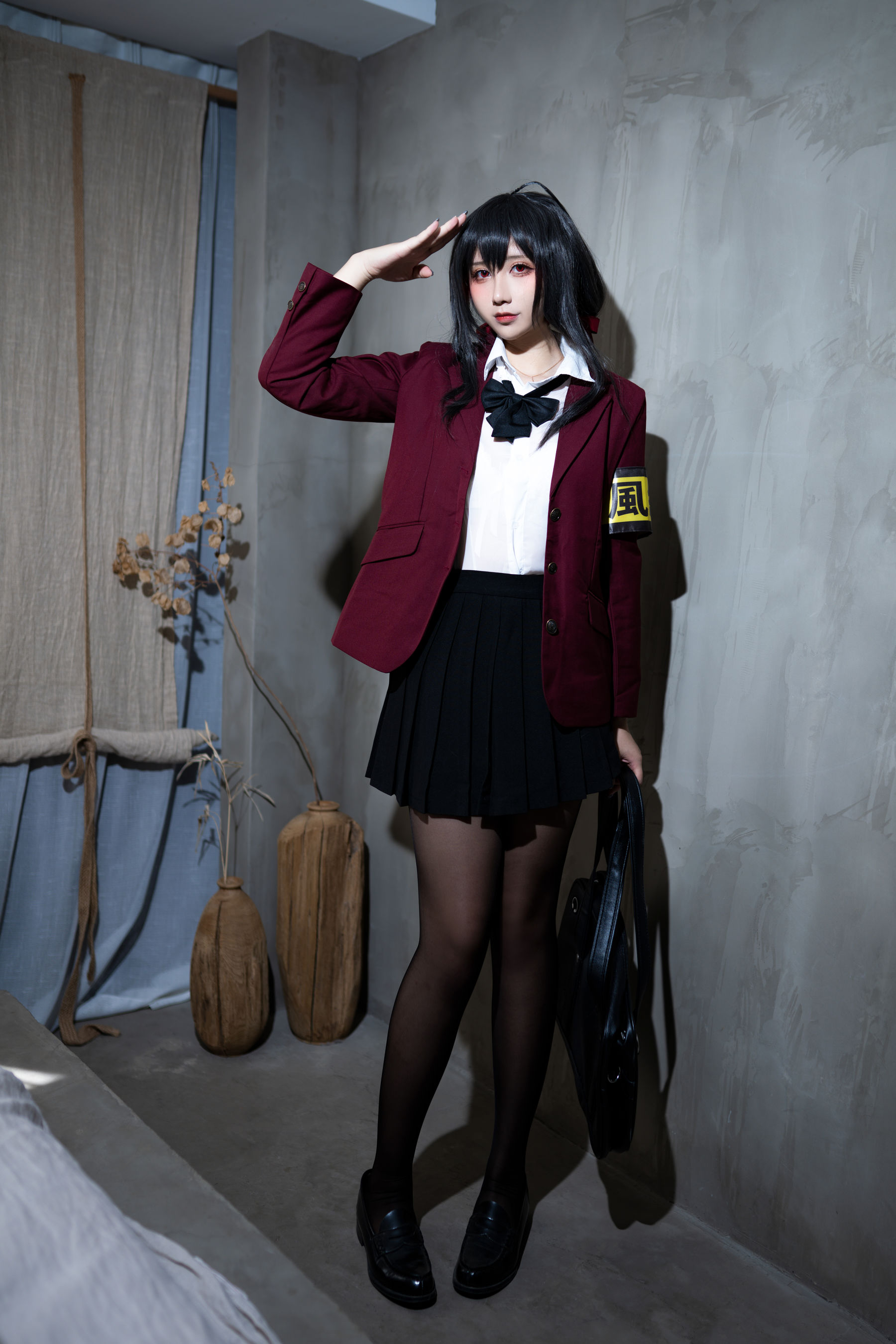 动漫博主九曲Jean – 大凤风纪委员 [35P] - 秀人网免费无水印在线套图写真