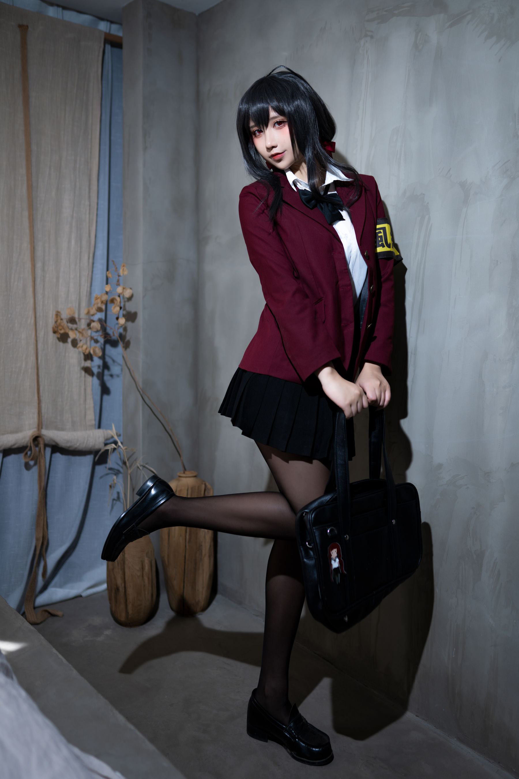 动漫博主九曲Jean – 大凤风纪委员 [35P] - 秀人网免费无水印在线套图写真