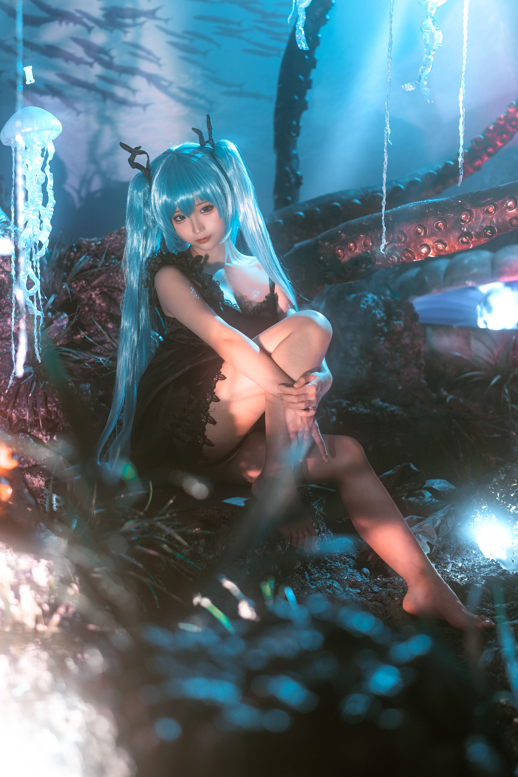 动漫博主蠢沫沫 – 深海少女 [44P] - 秀人网免费无水印在线套图写真