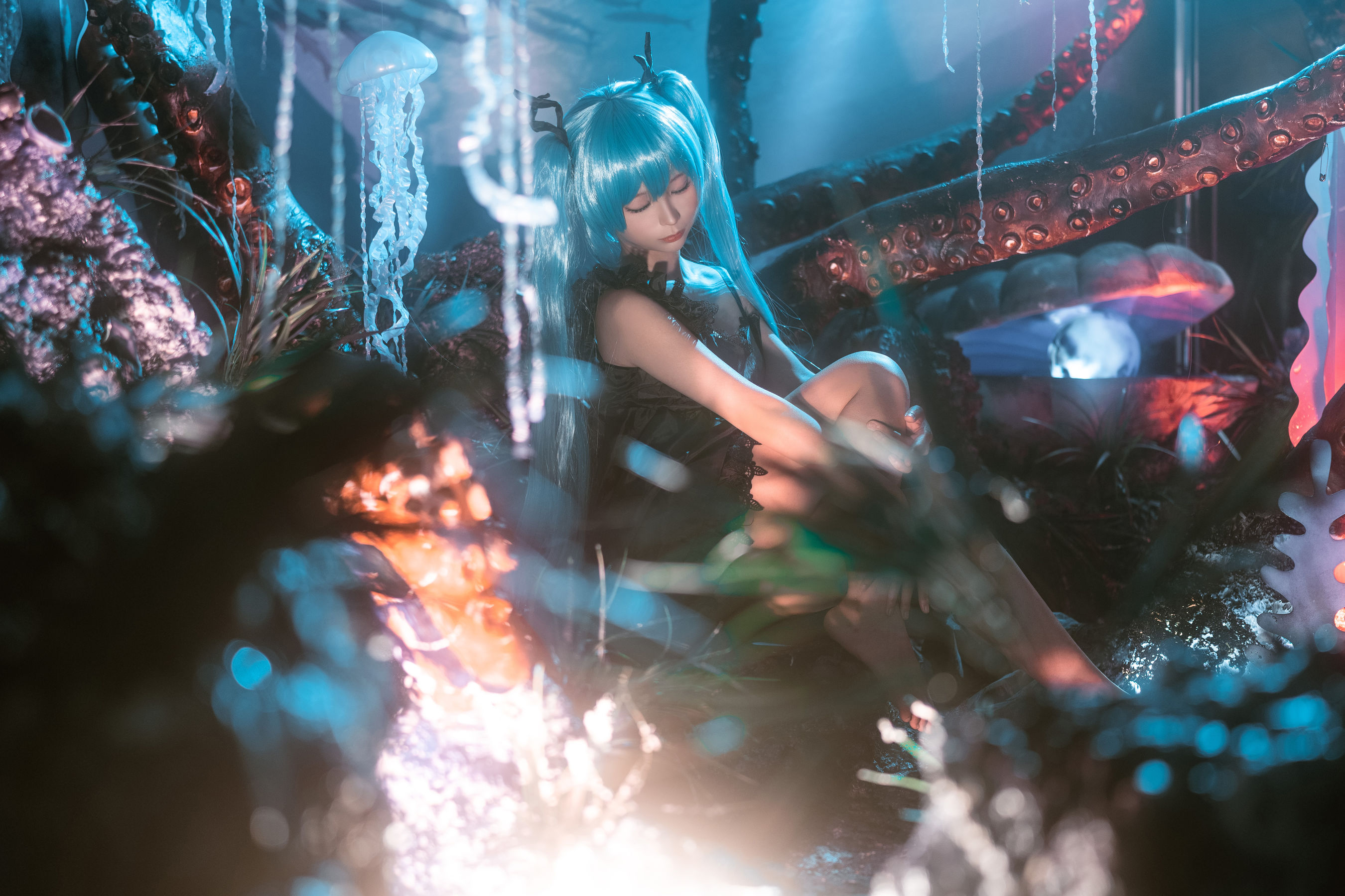 动漫博主蠢沫沫 – 深海少女 [44P] - 秀人网免费无水印在线套图写真