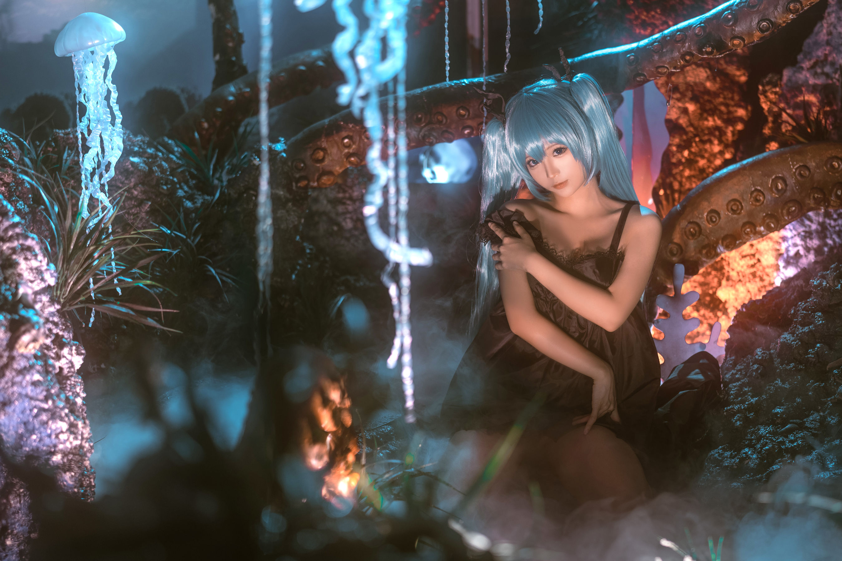 动漫博主蠢沫沫 – 深海少女 [44P] - 秀人网免费无水印在线套图写真