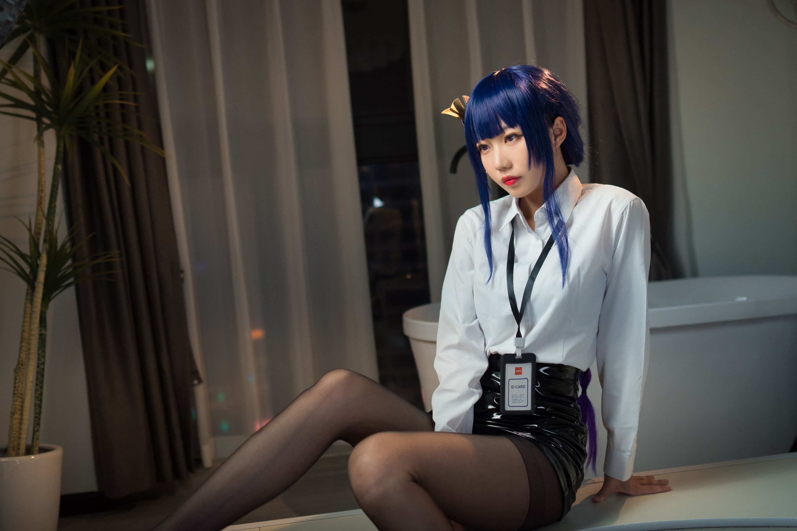 无影喵喵 – OL雷电将军 [35P] - 秀人网免费无水印在线套图写真