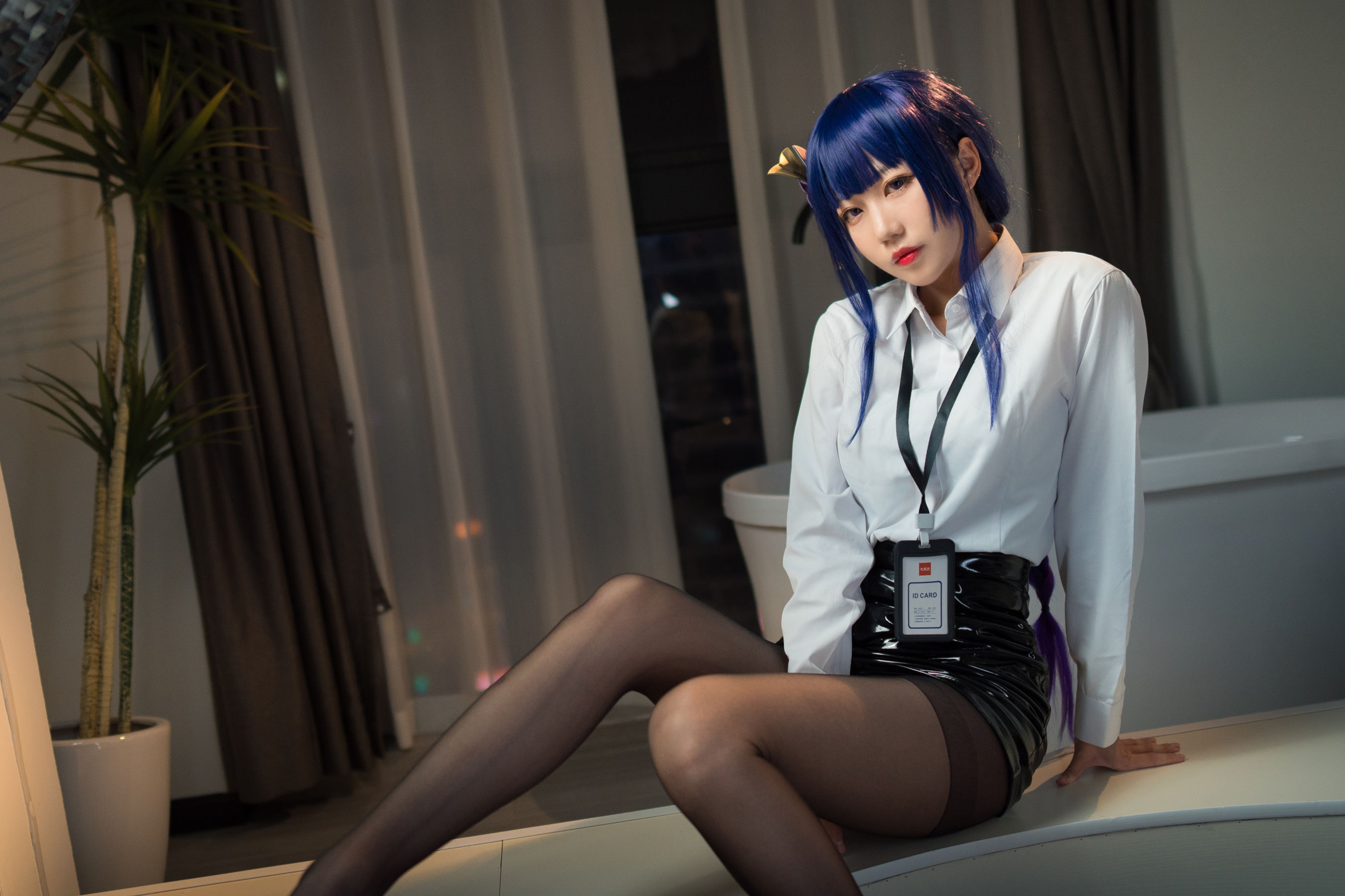 无影喵喵 – OL雷电将军 [35P] - 秀人网免费无水印在线套图写真