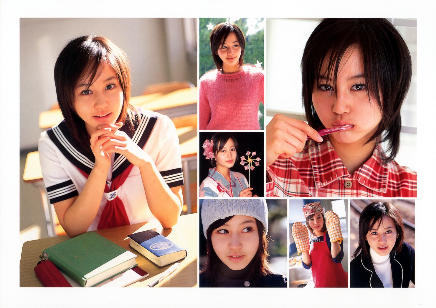 堀北真希 スクールカレンダーBOOK [70P] - 秀人网免费无水印在线套图写真