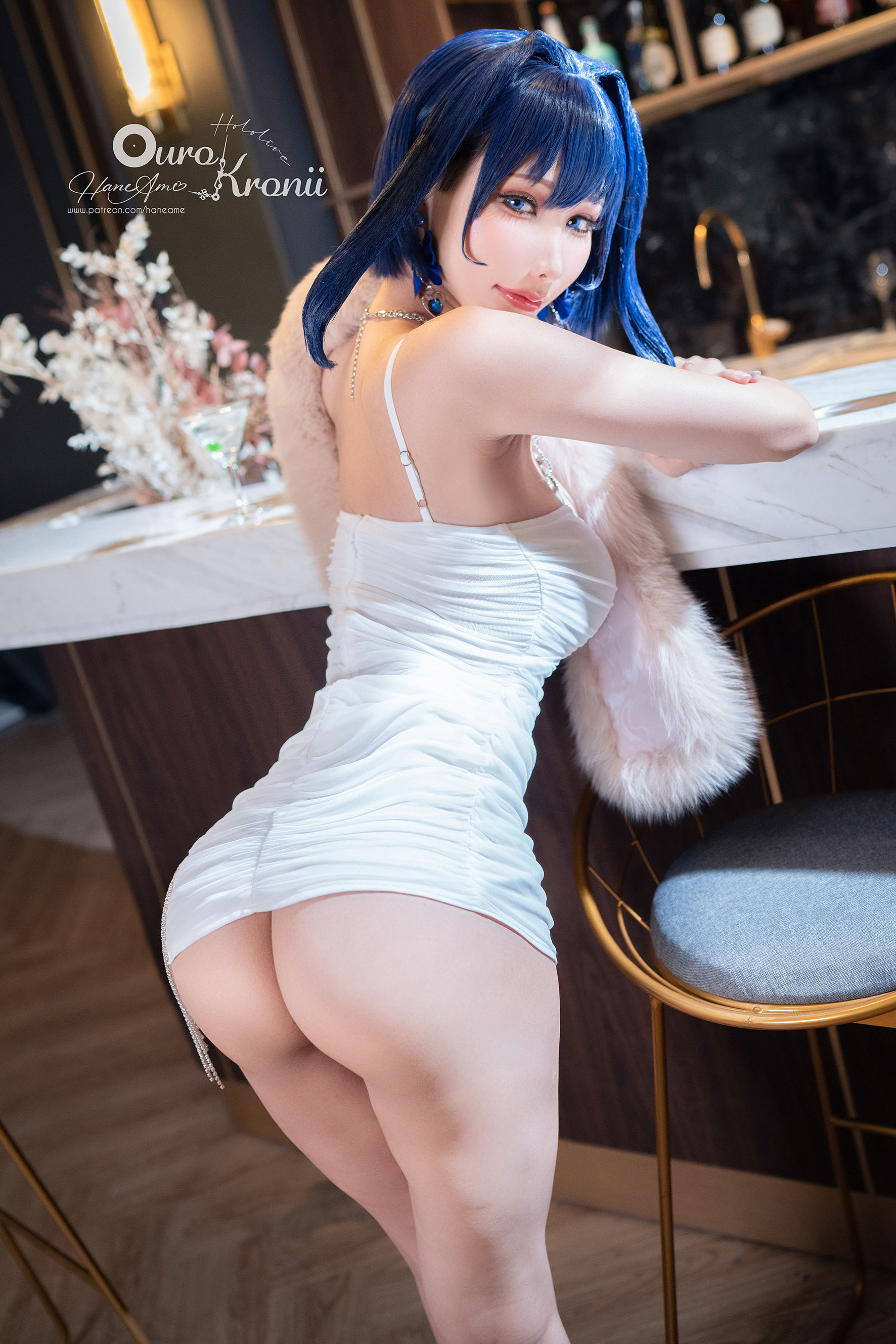 Hane Ame 雨波 – Hololive Kronii 時間 Gown [28P] - 秀人网免费无水印在线套图写真