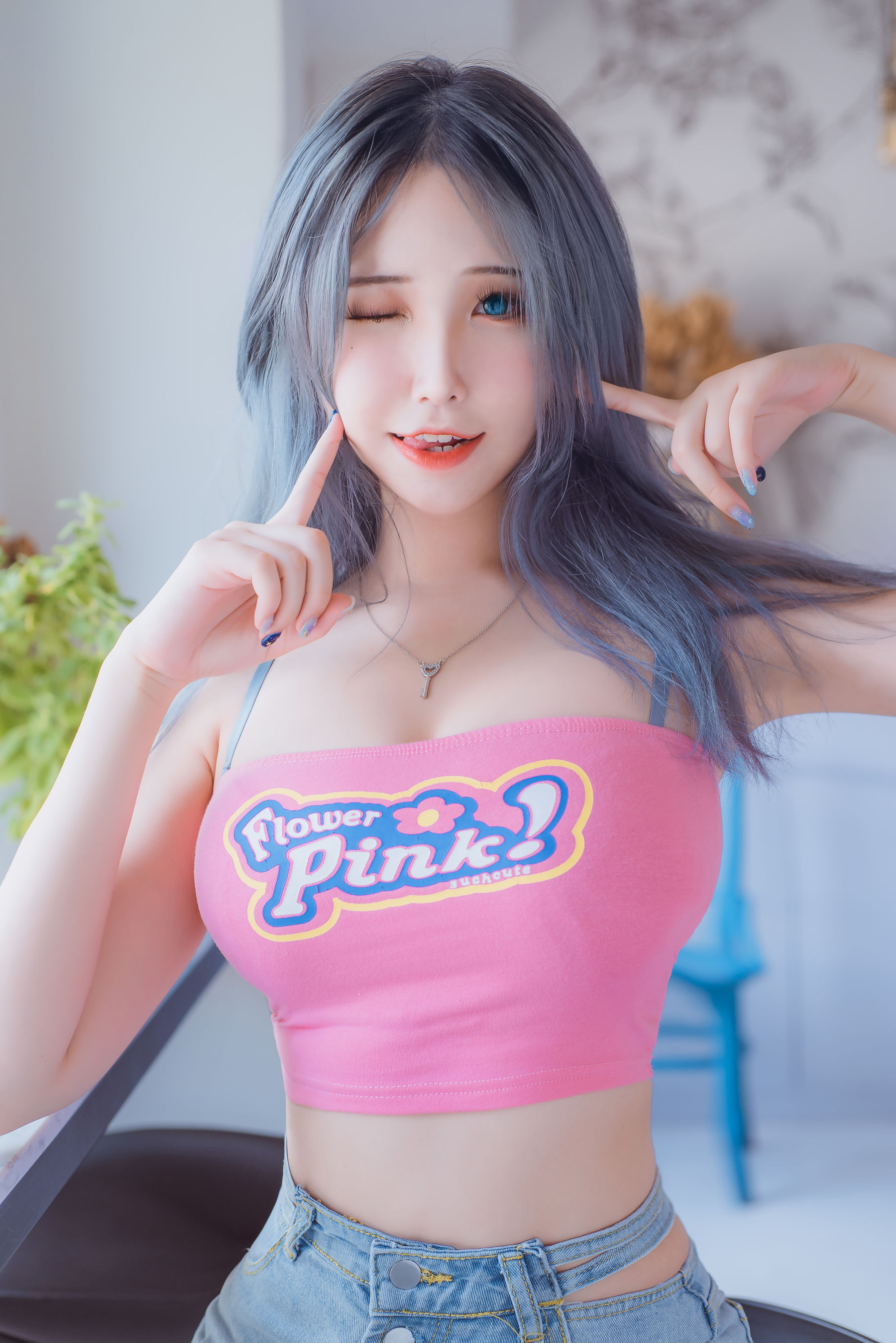 花リリ(Plant Lily) – Cafe Lily [16P] - 秀人网免费无水印在线套图写真