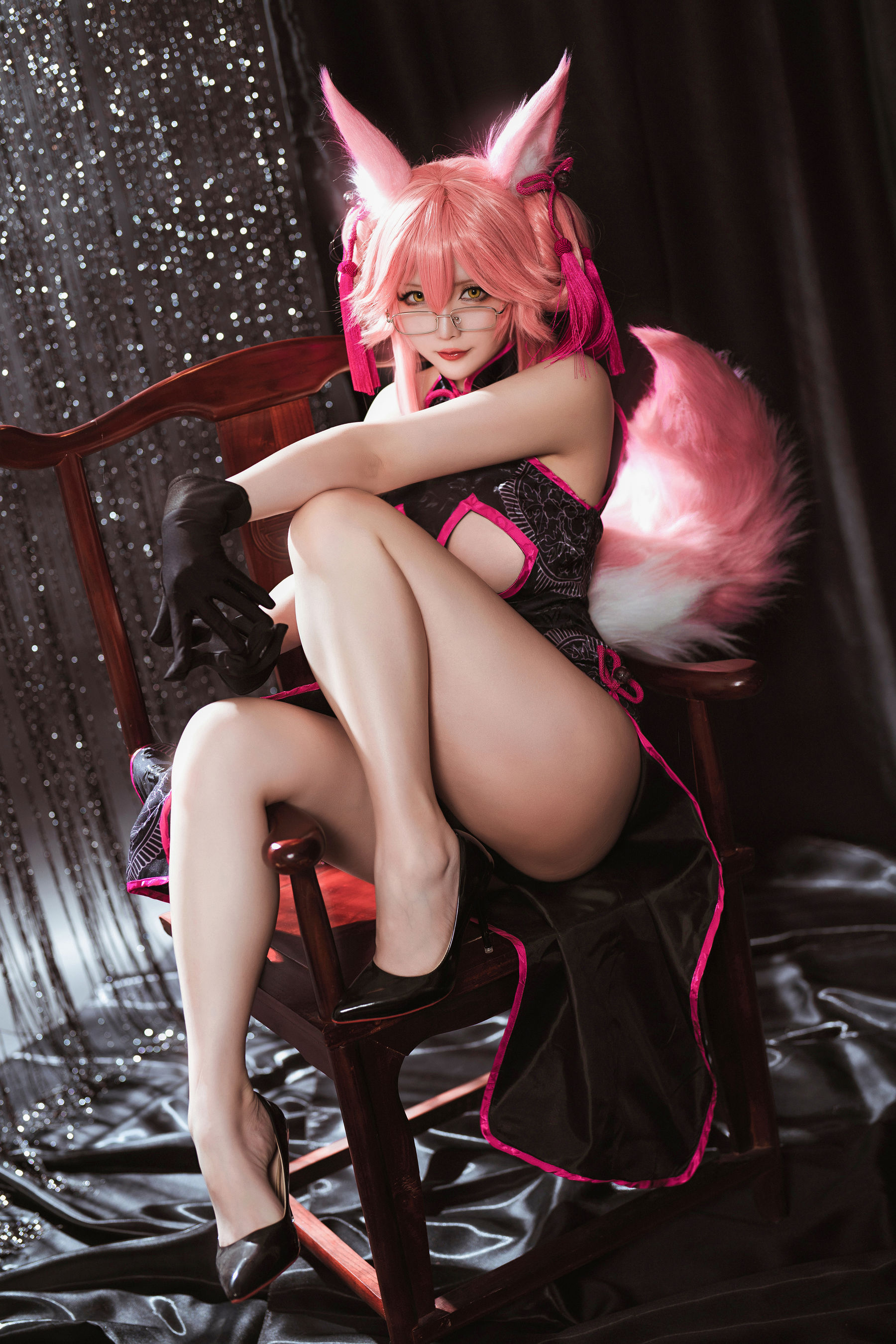 Coser小姐姐星之迟迟 – FGO高扬斯卡娅旗袍 [20P] - 秀人网免费无水印在线套图写真