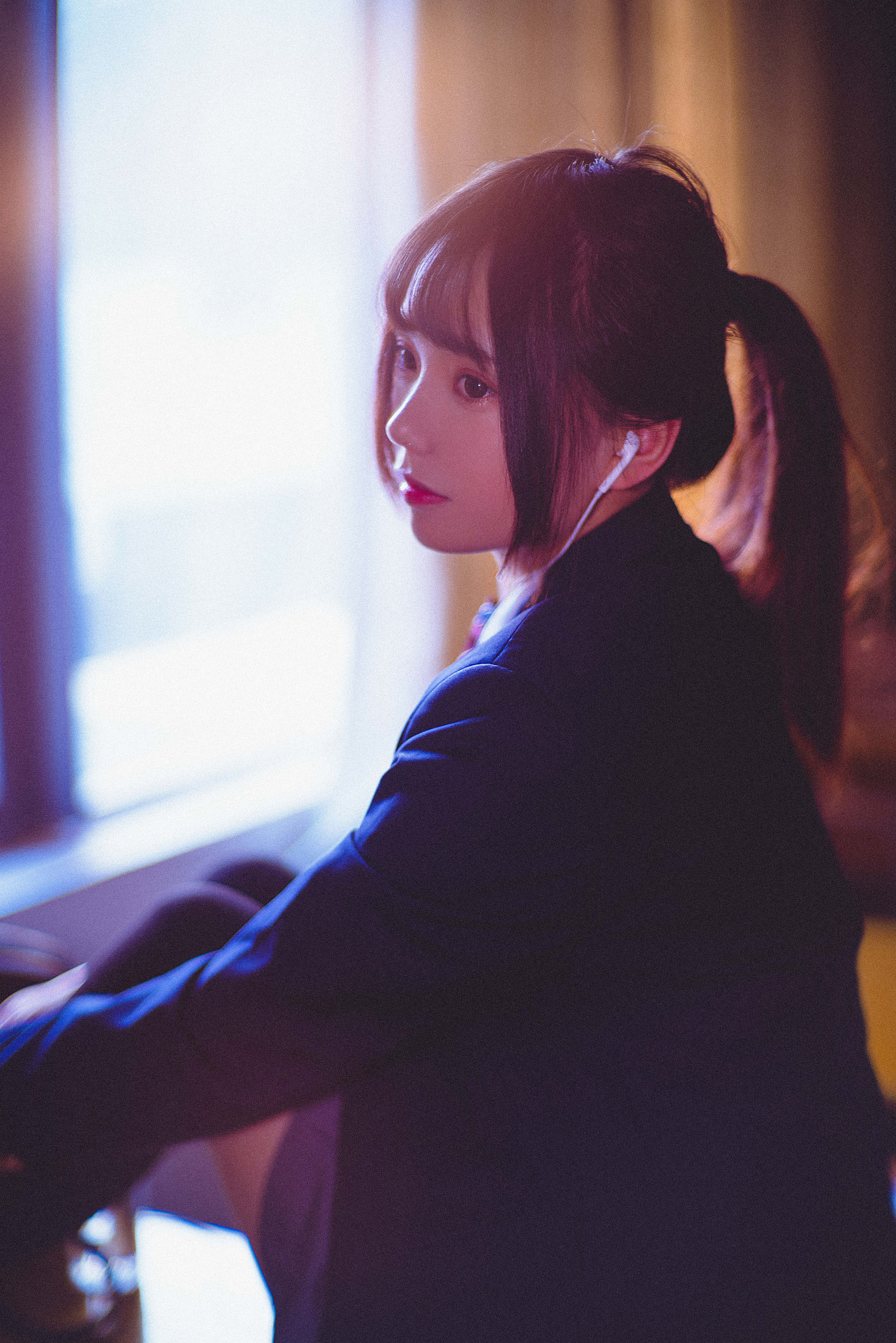 萌系小野妹子w 冬装JK [17P] - 秀人网免费无水印在线套图写真