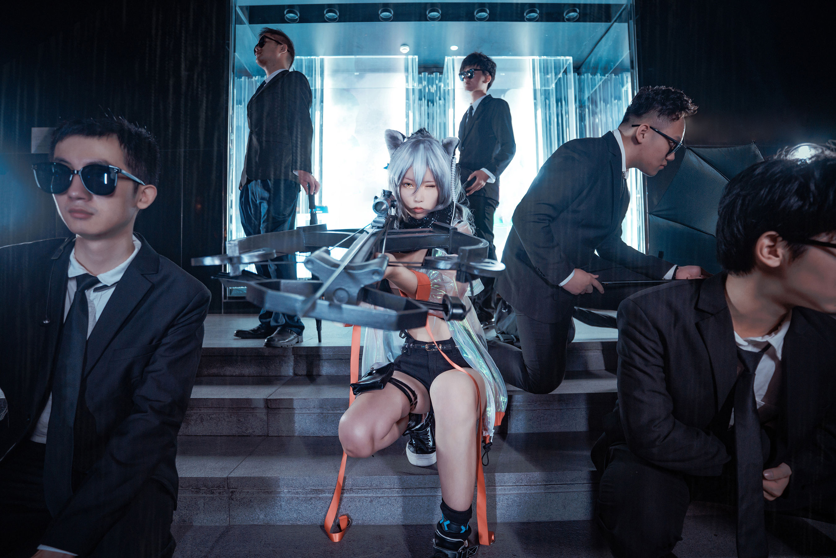 动漫博主爱老师_PhD – 明日方舟 [26P] - 秀人网免费无水印在线套图写真