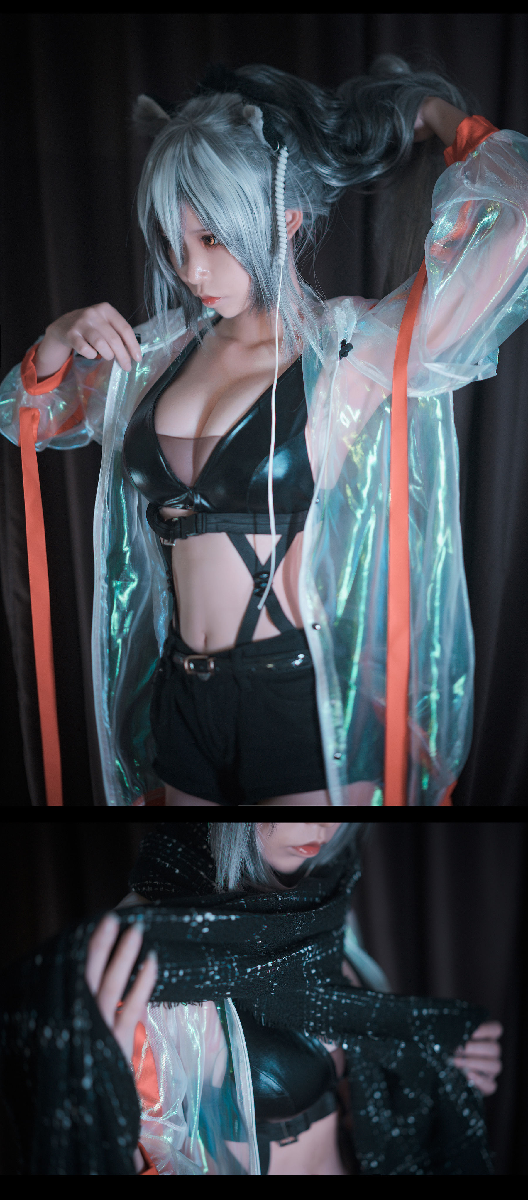 动漫博主爱老师_PhD – 明日方舟 [26P] - 秀人网免费无水印在线套图写真